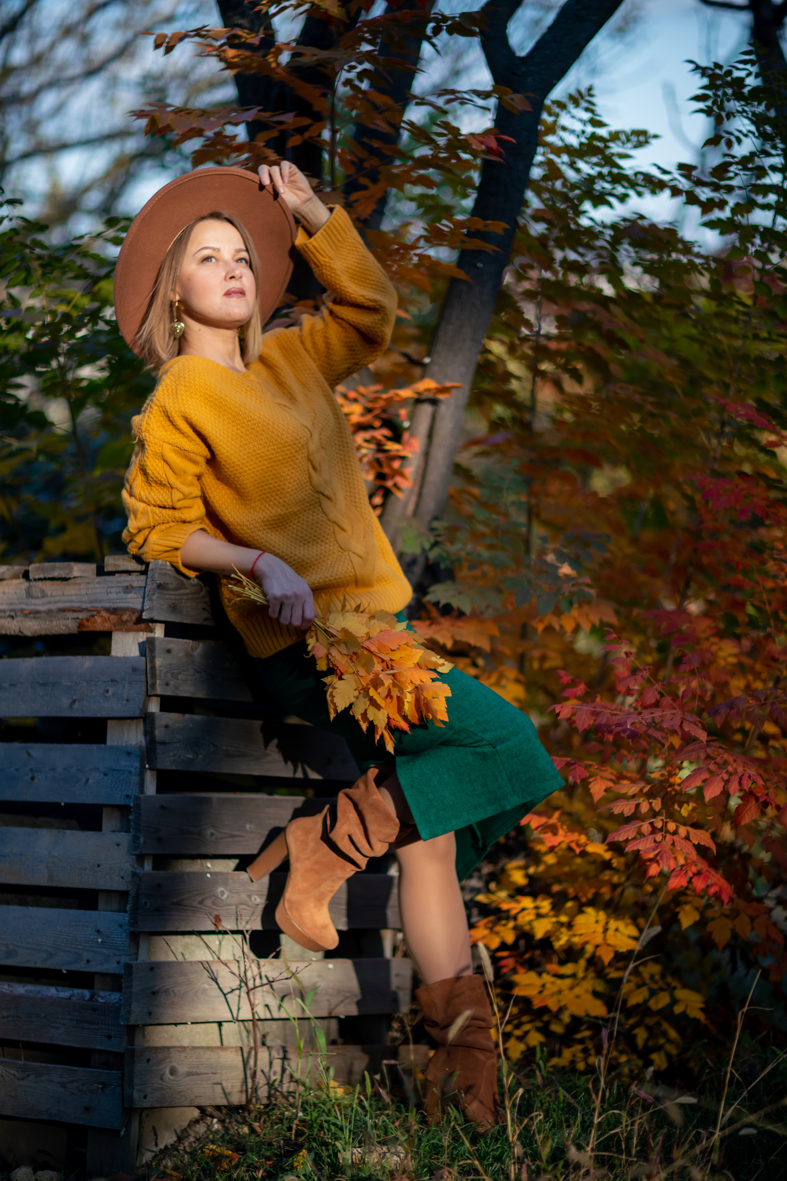 Осенняя съемка для Алены. Портретный семейный фотограф в Крымской красоте Светлана Матюнина