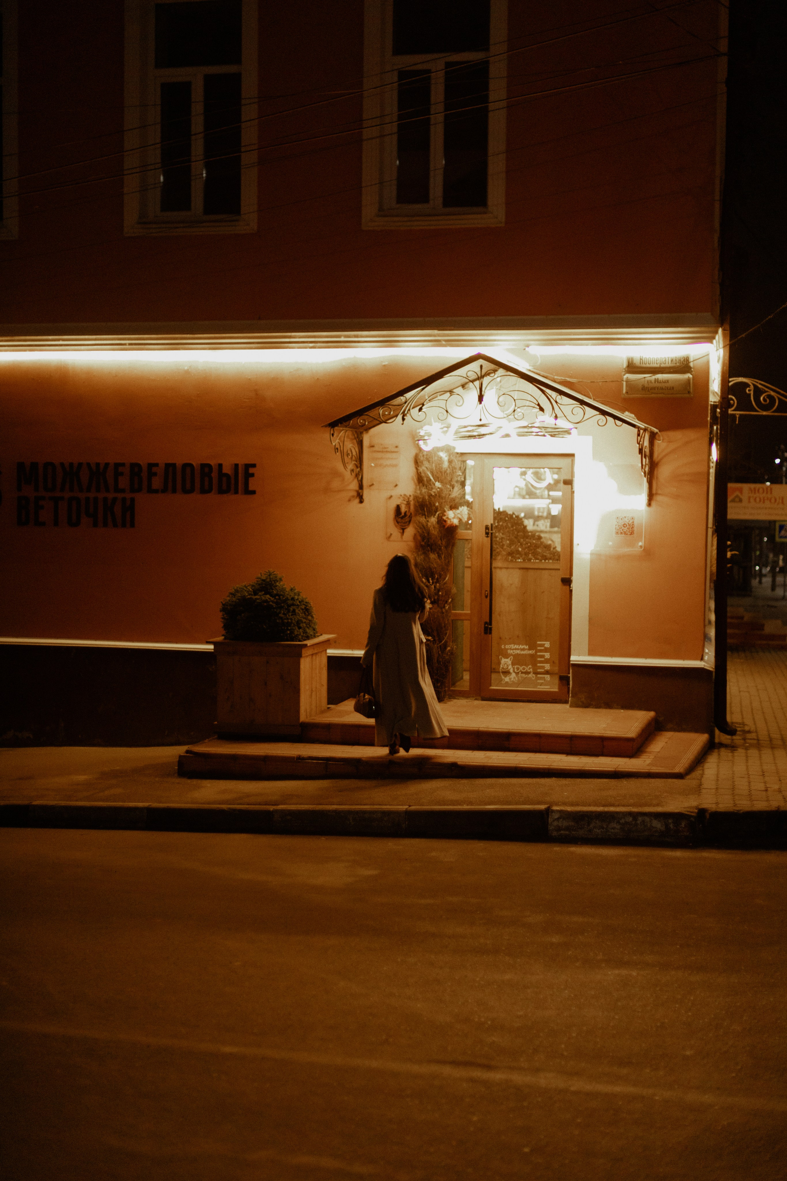 Светлана. Прогулка по ночному городу. Фотограф Мария Щеголькова. Чувственный женский портрет