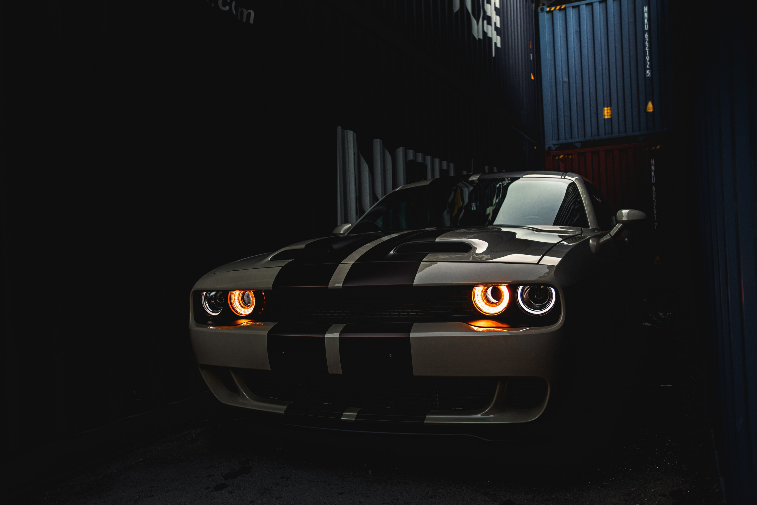 Dodge Challengers. Спортивный фотограф — Никита