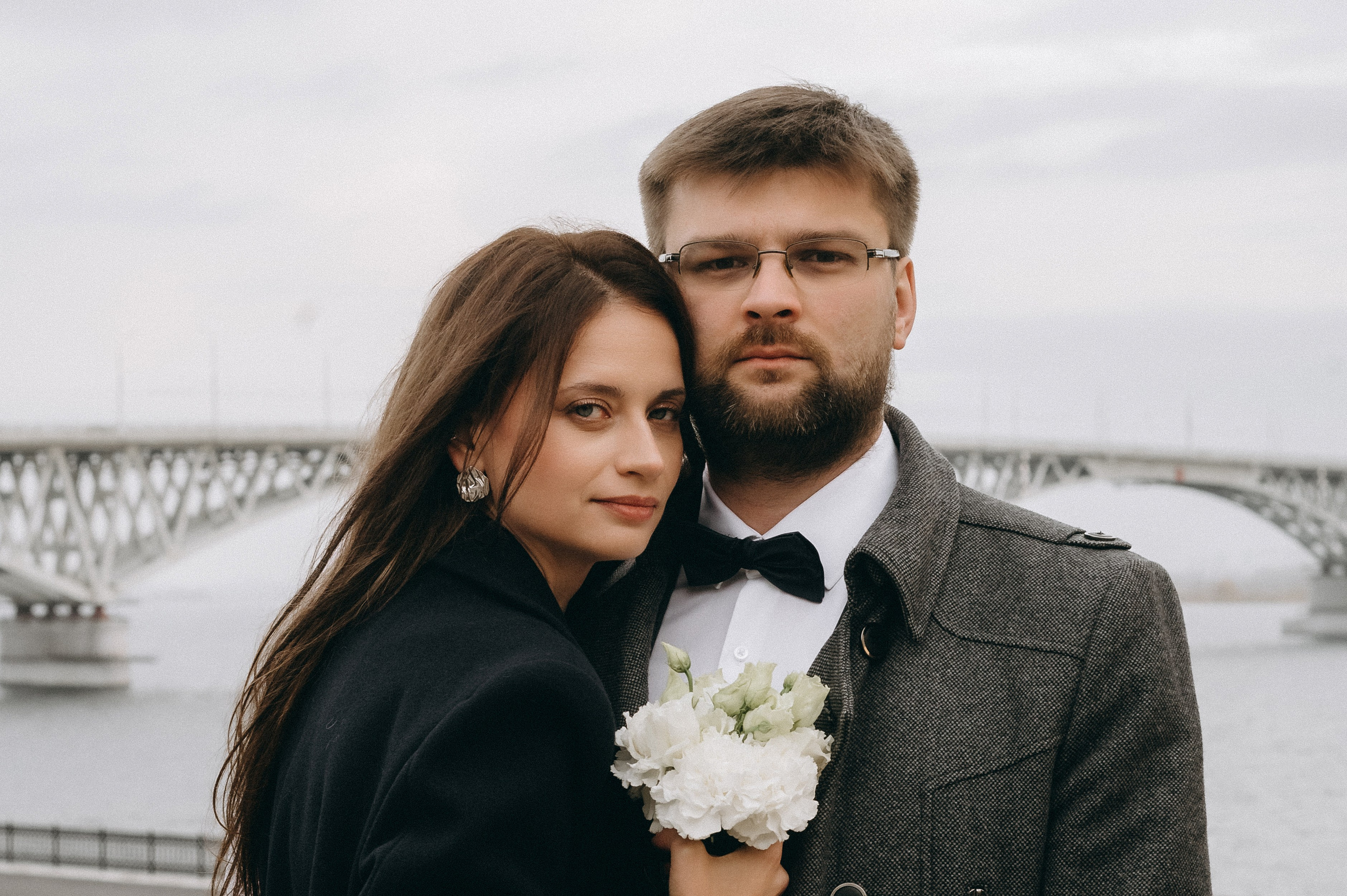Дарья и Дмитрий — ноябрьская история. Фотограф Мария Стрелкова