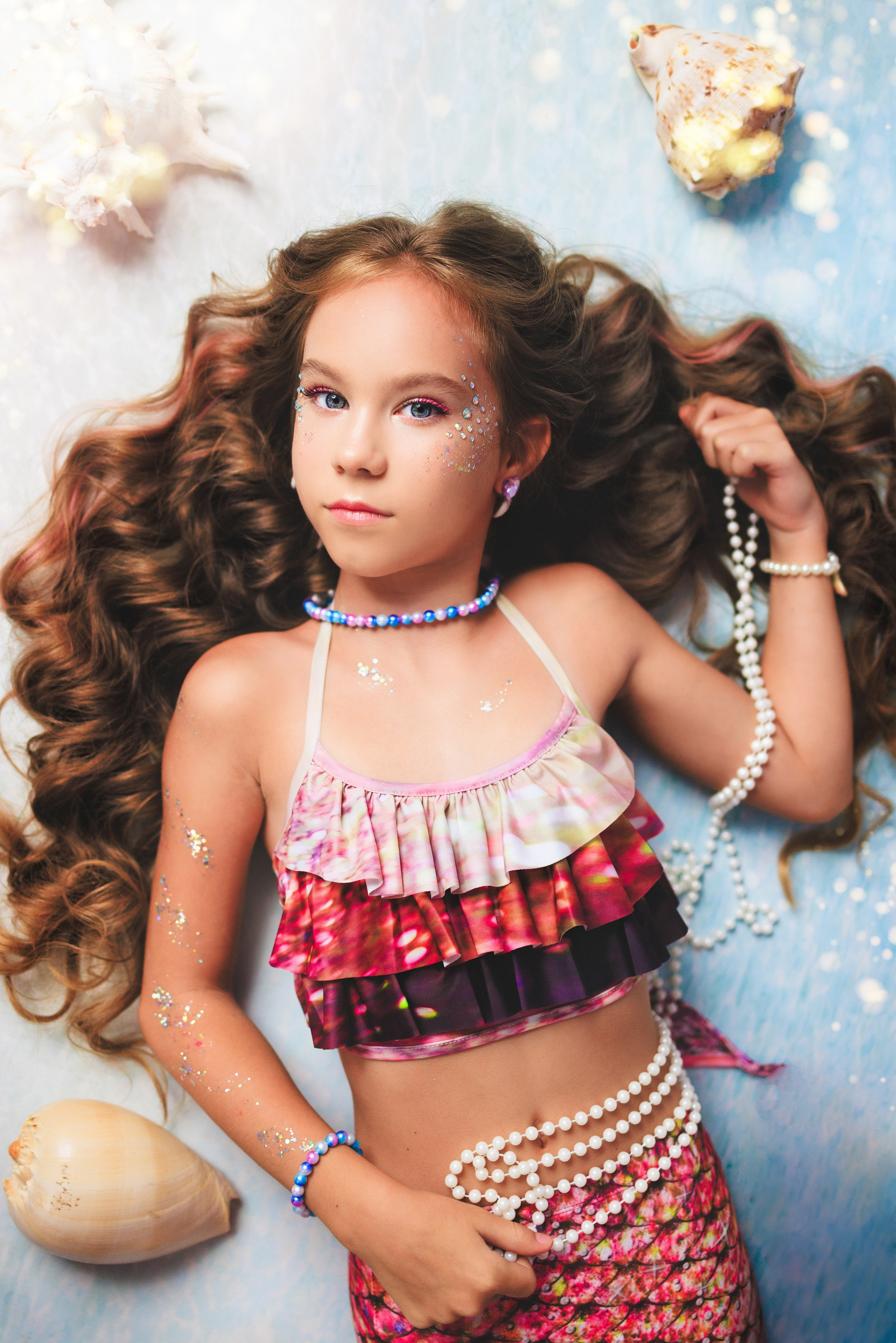 Детская фотосессия в образе «РУСАЛОЧКА», город Краснодар. Семейный и детский фотограф в Краснодаре Анна Трашкова