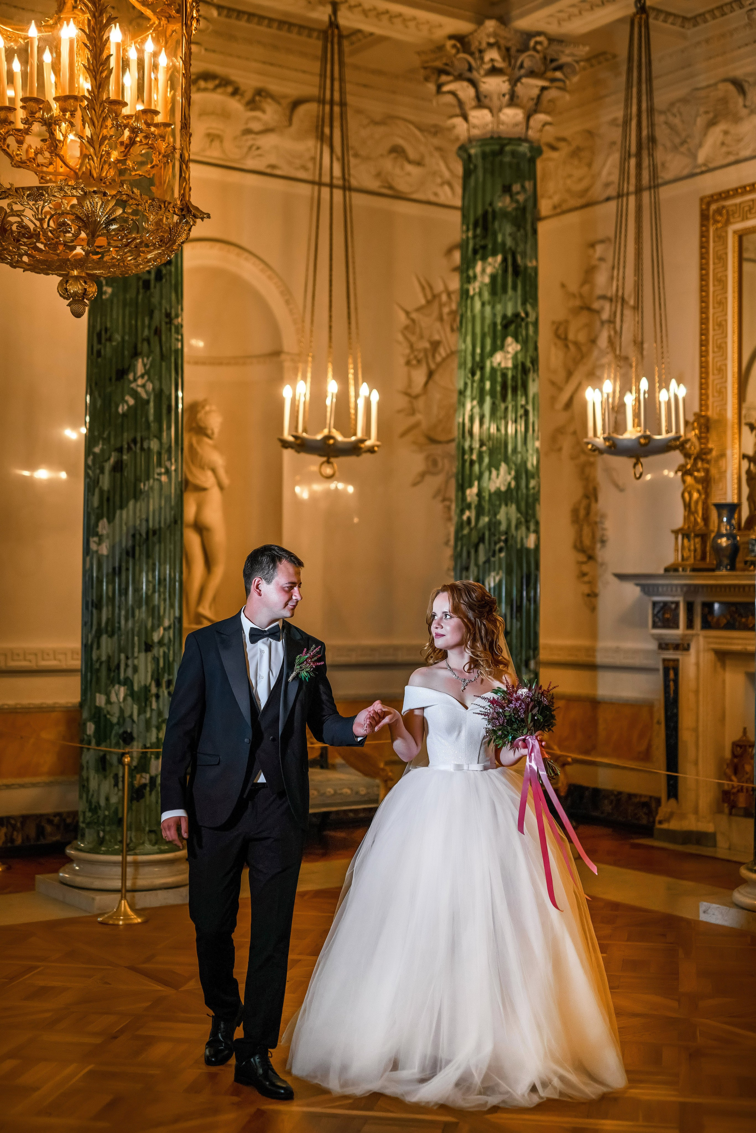 Екатерина и Александр (свадебная фотосессия в Павловском Дворце). Портретный, семейный и свадебный фотограф в Санкт-Петербурге и в Пушкине Ширяев Денис