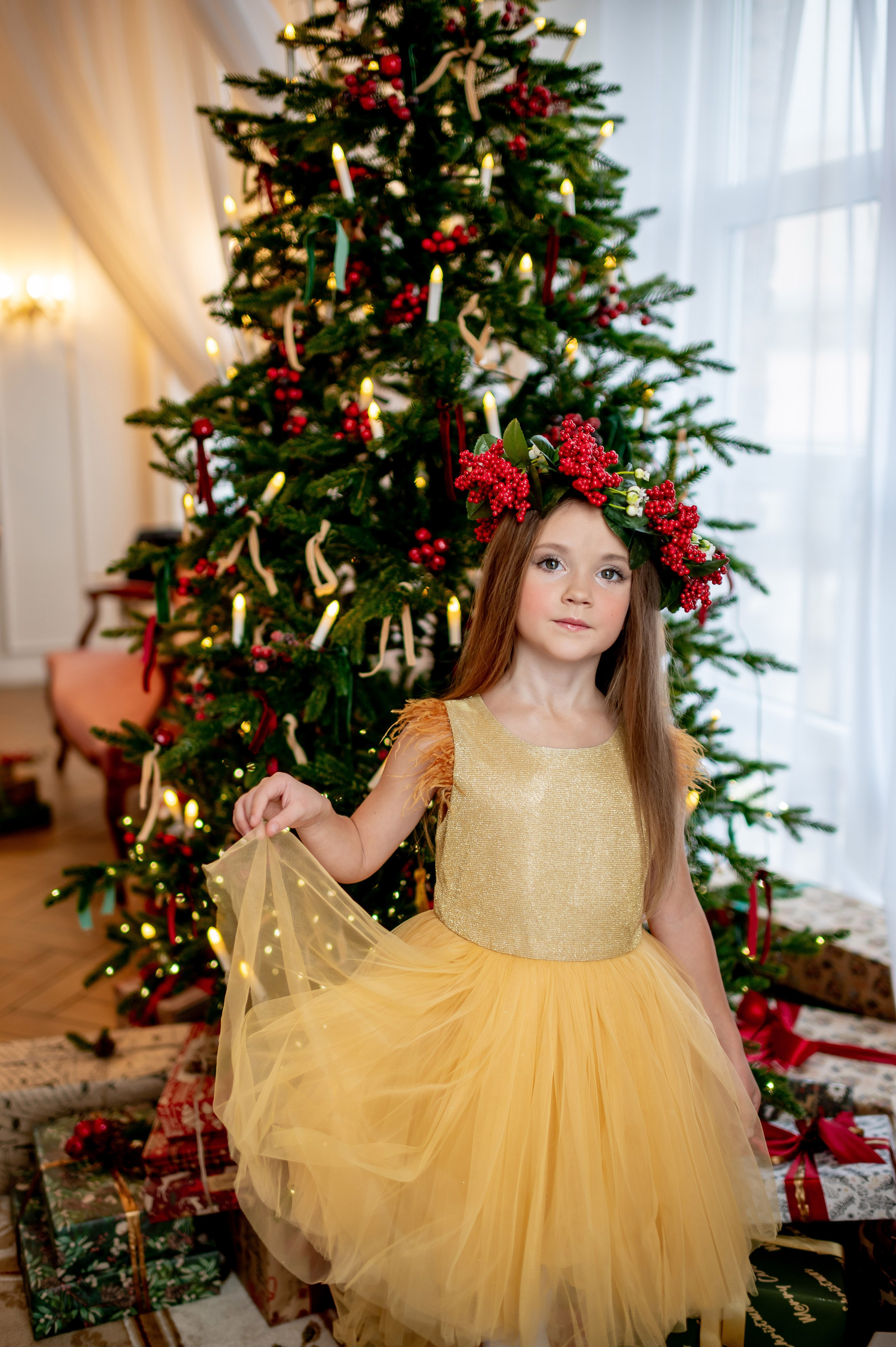 Новогодняя фотосессия в Leona Stage. Портретный, семейный и свадебный фотограф в Санкт-Петербурге и в Пушкине Ширяев Денис