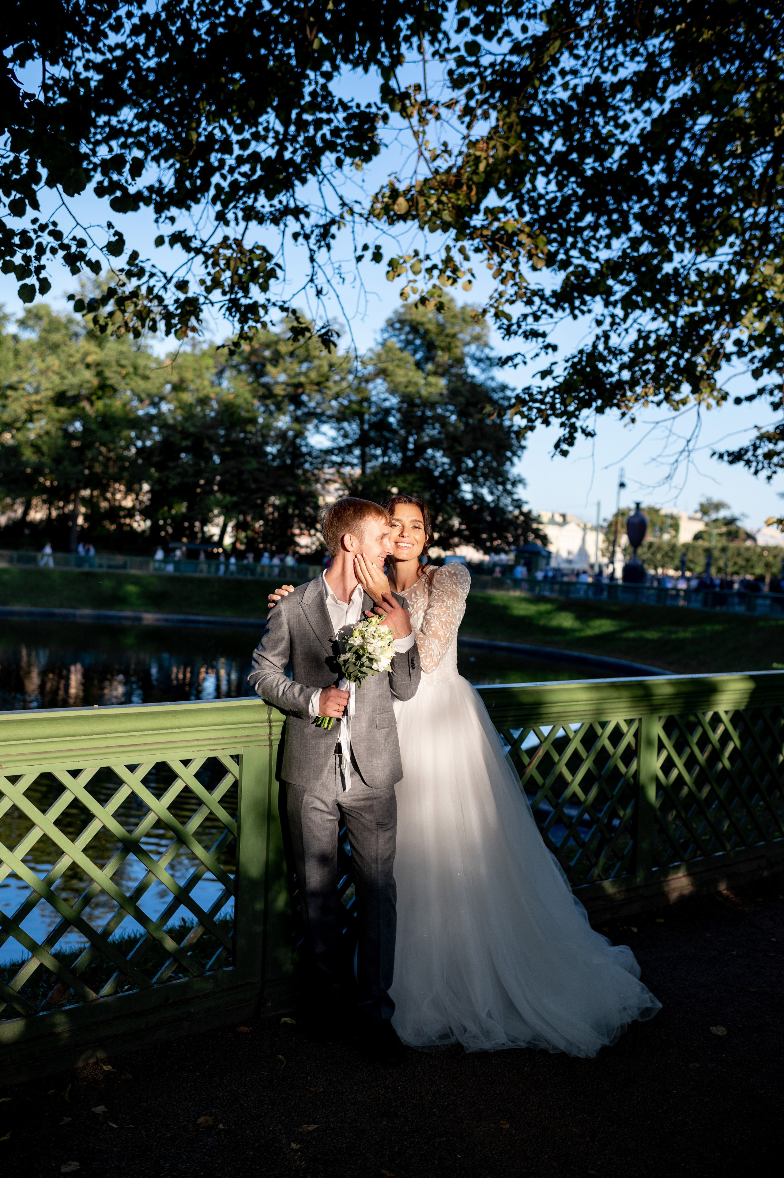 Кирилл и Анжела (круассаны, кофе и фотосессия в Летнем саду). Портретный, семейный и свадебный фотограф в Санкт-Петербурге и в Пушкине Ширяев Денис