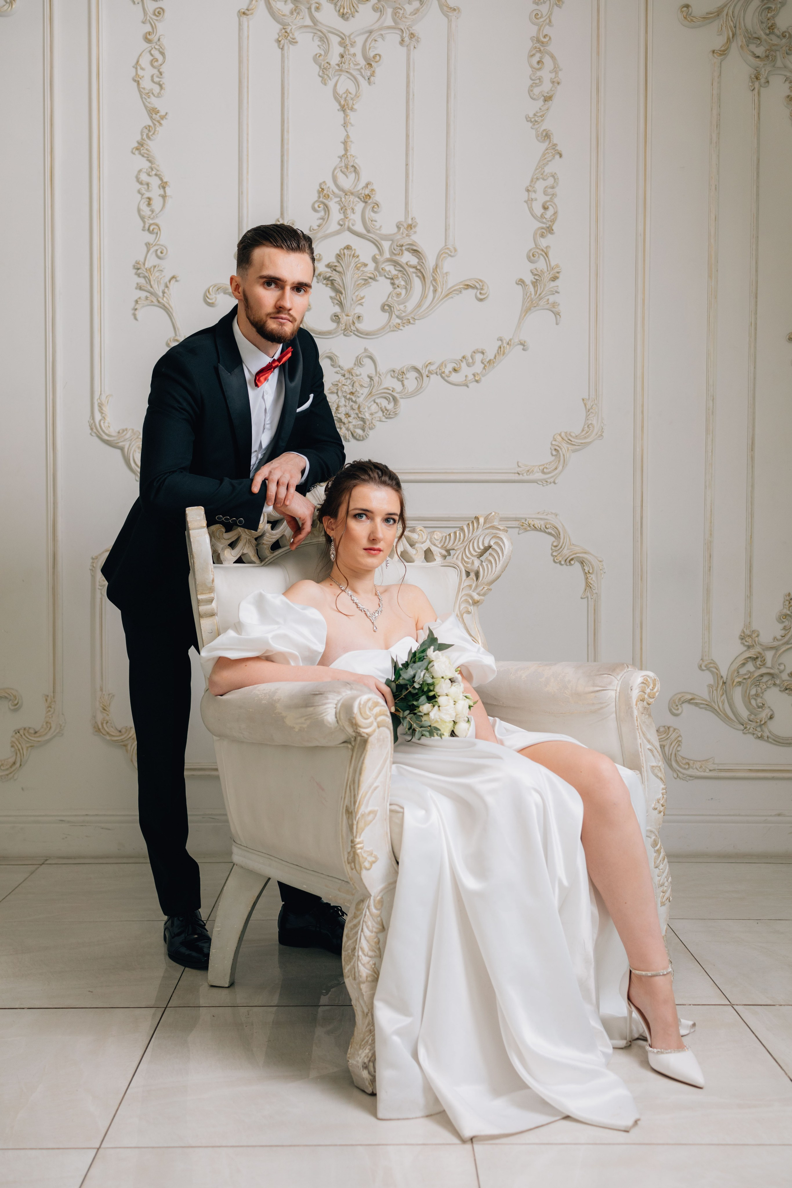 В студии. Свадебный фотограф в Москве Арчылан Николаев