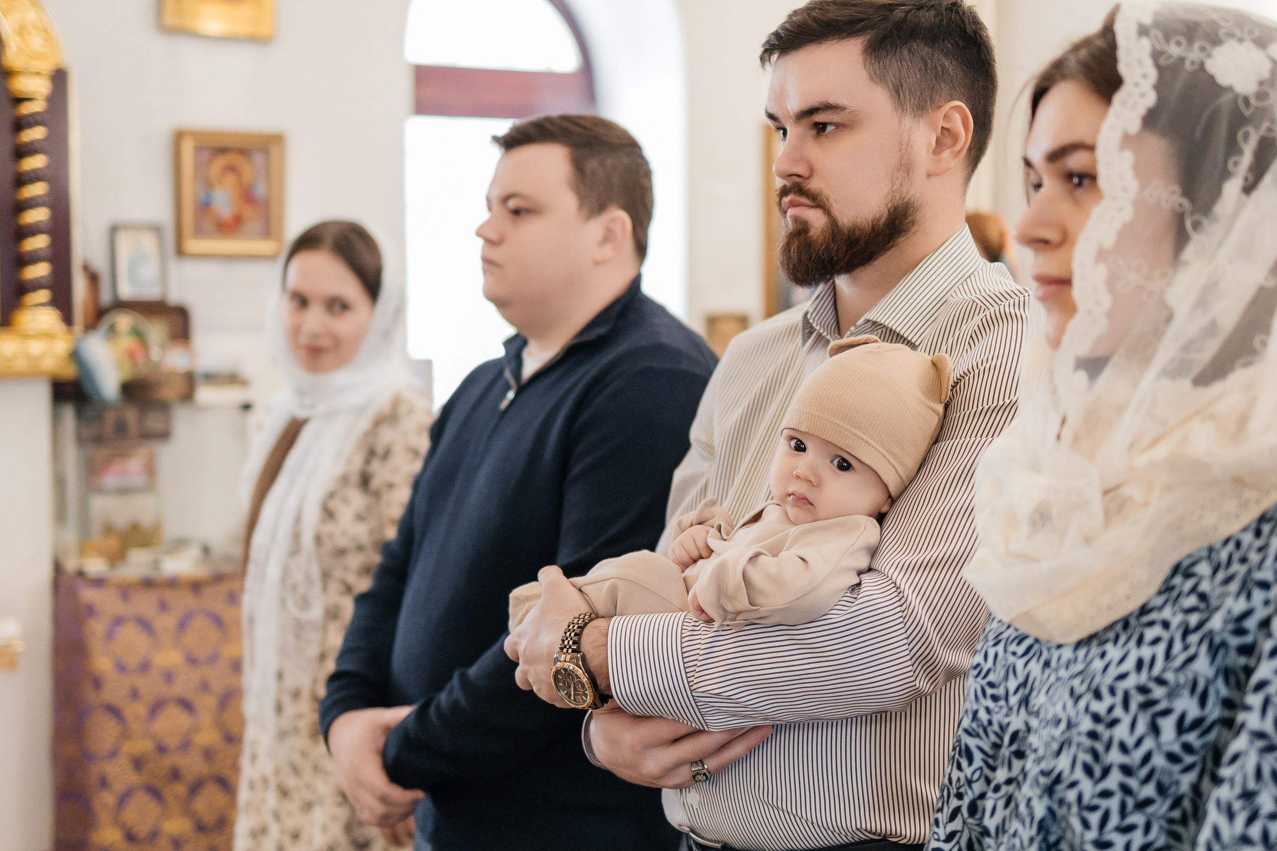 Крещение ребёнка в Сургуте. Семейный фотограф в Сургуте Инна Смолякова