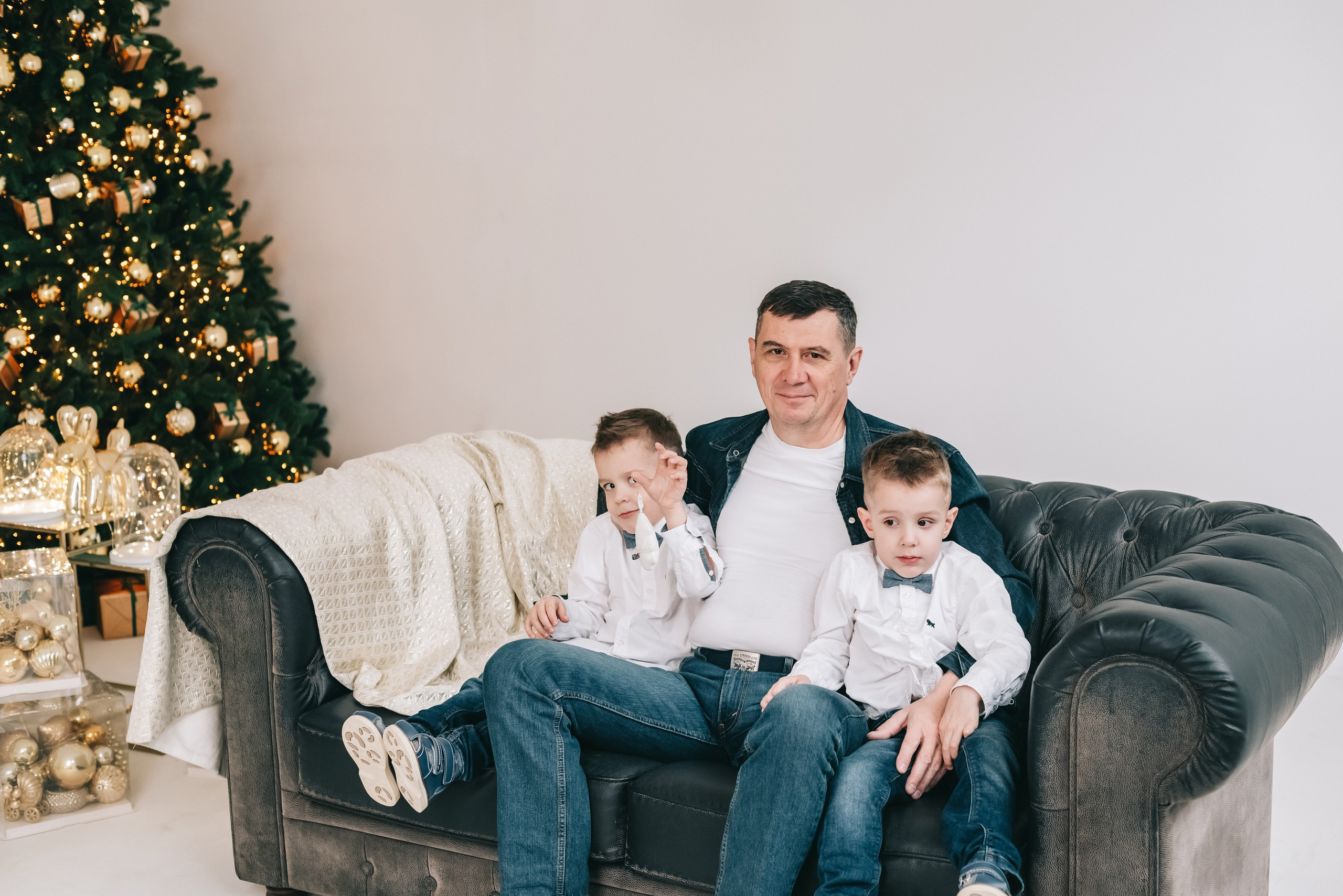 Новогодняя семейная фотосессия Кемерово