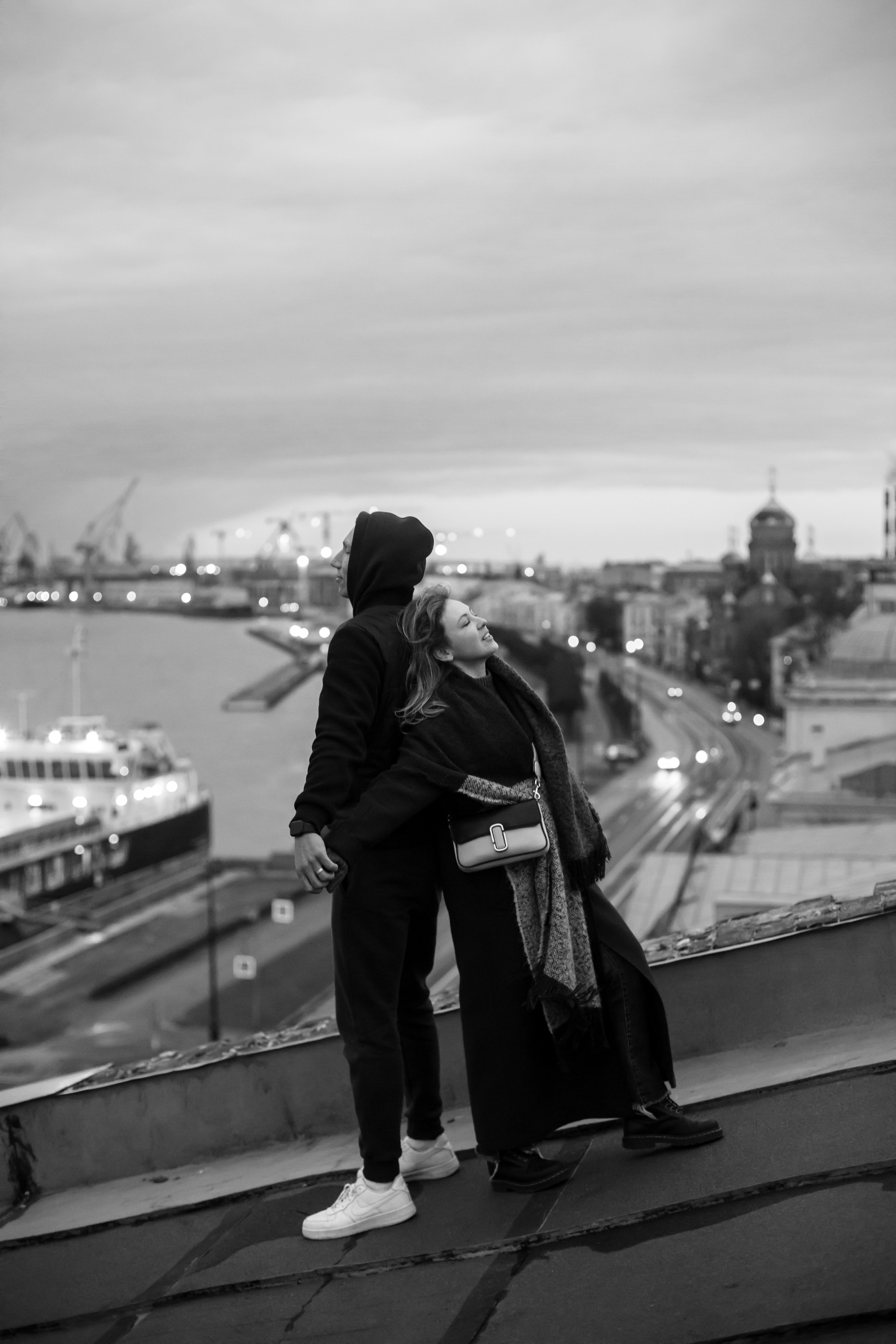 Лав стори на крыше. Свадебный и семейный фотограф в Москве Диана Левченко