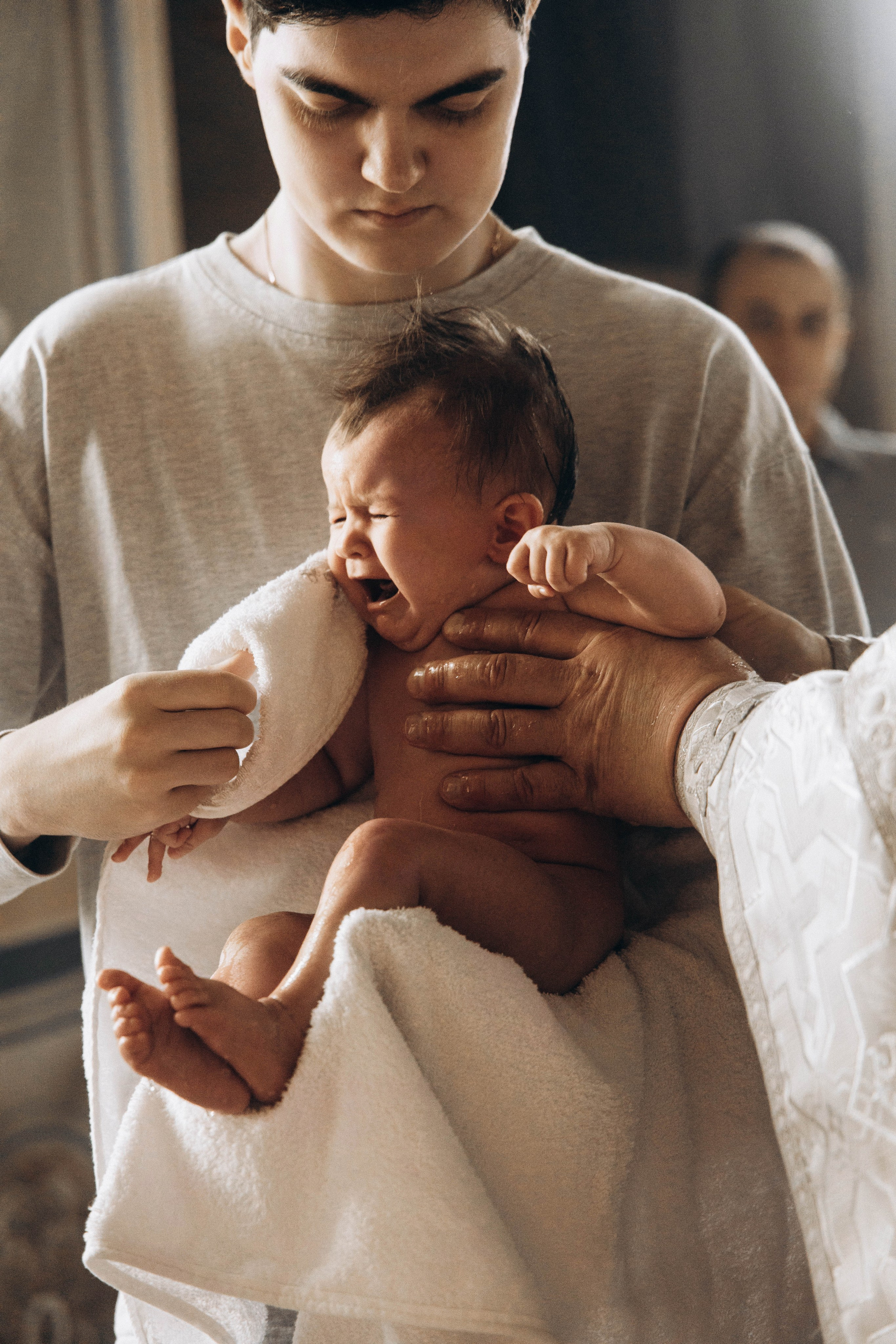 КРЕЩЕНИЕ. Фотосессия новорожденных в Москве и Московской области