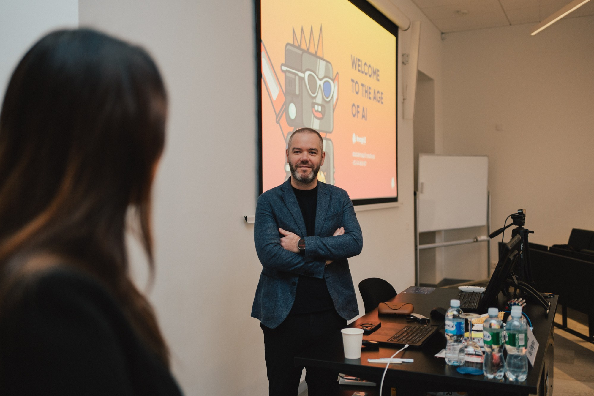 ISM. Dado Van Peteghem Visit. Photographer in Vilnius