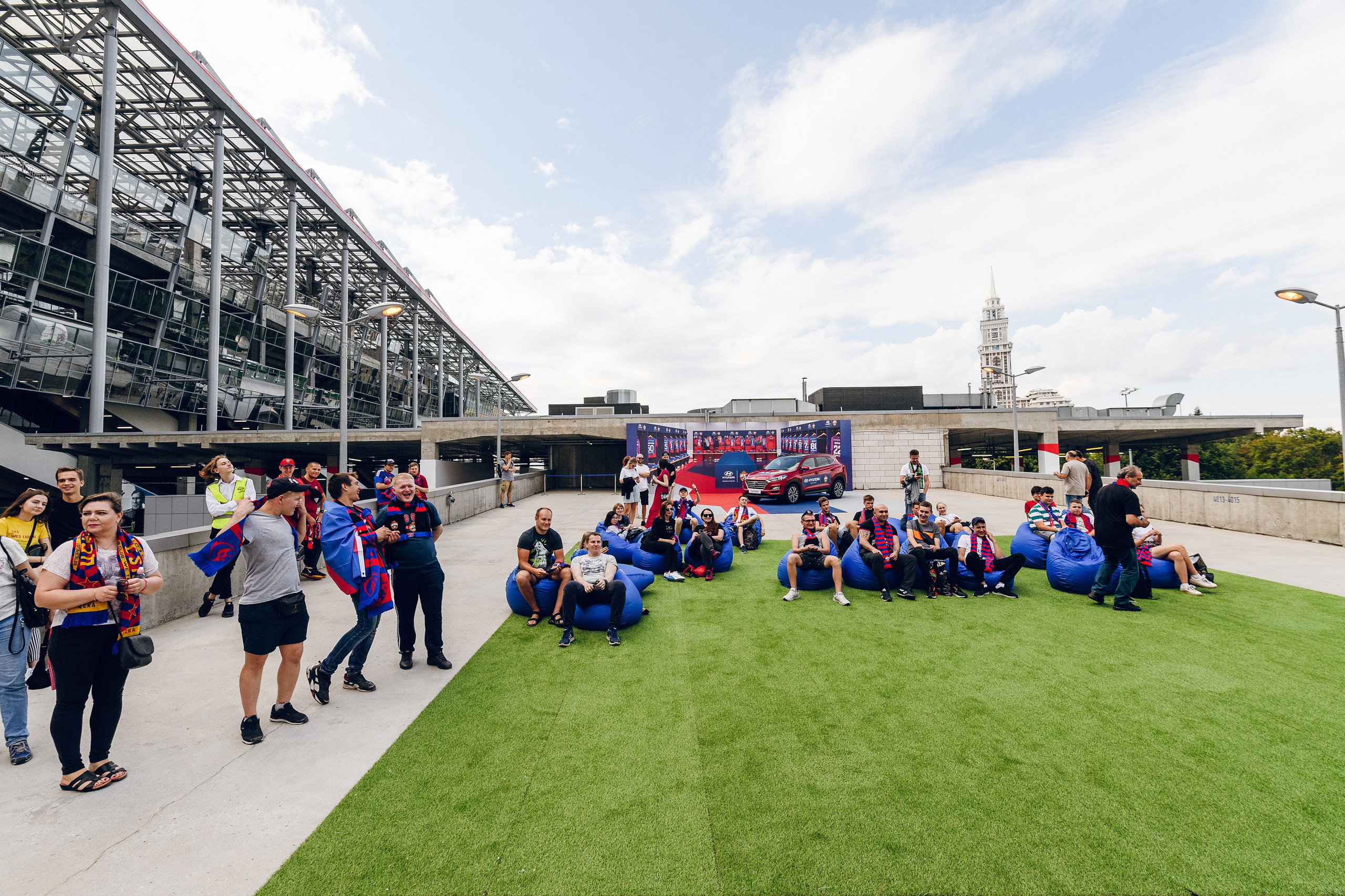 ПФК ЦСКА vs Hyundai. Активации на стадионе. Фотограф Сергей Бойко Москва