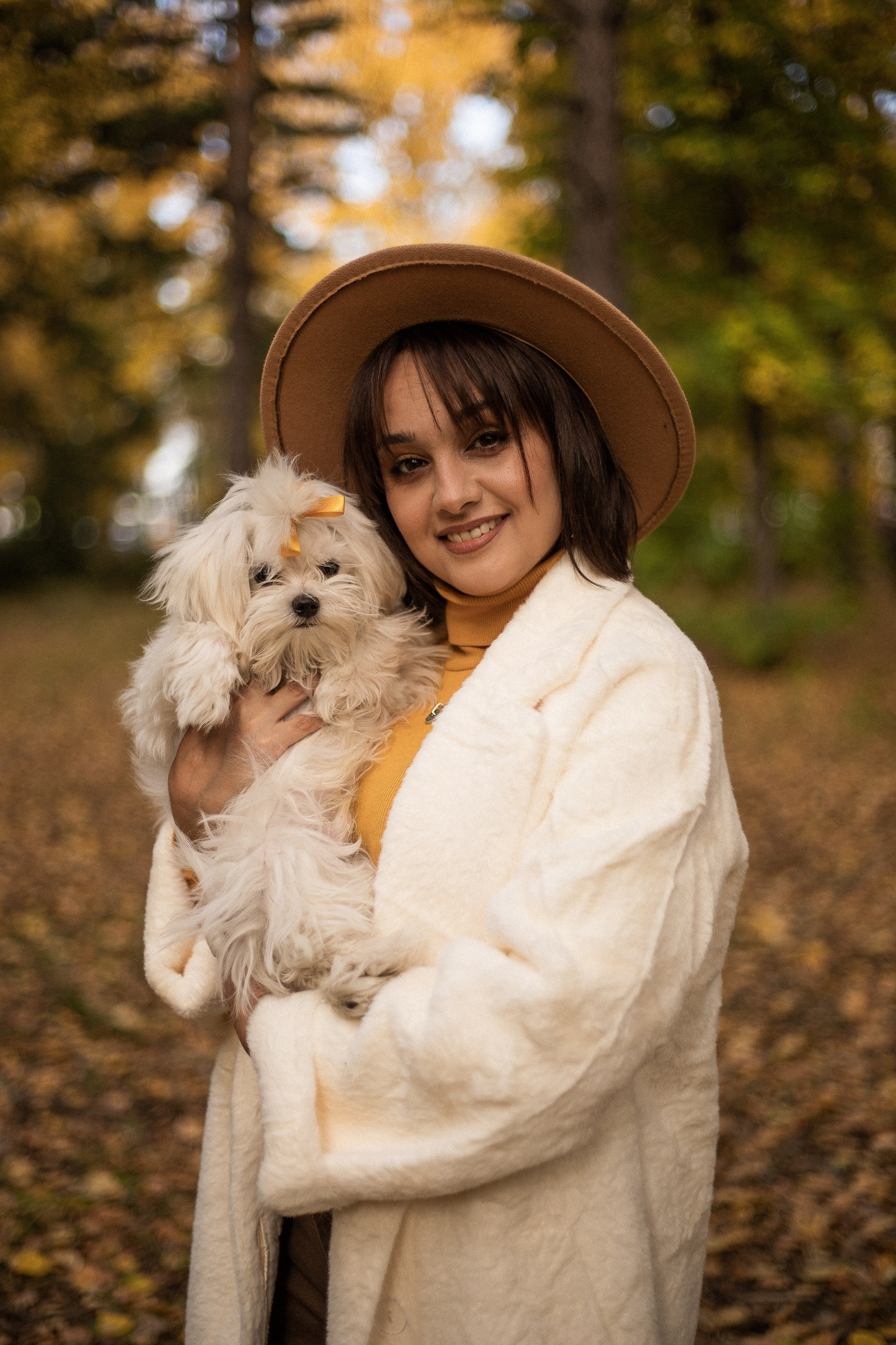 Семейная фотосессия - Дамы с собачкой. Семейный и женский фотограф Кемерово Мария Степ