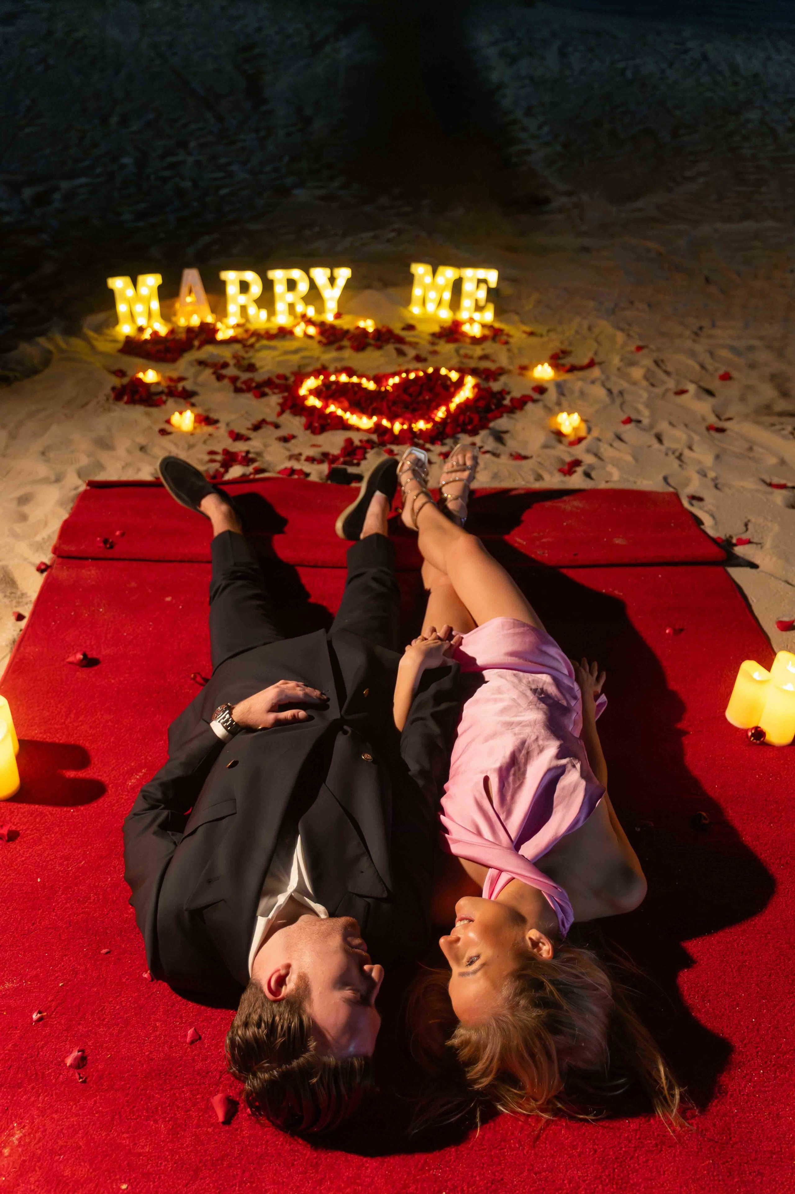 Шикарное предложение руки и сердца. Фотограф и видеограф в Москве и Абу Даби Мария Кулагина