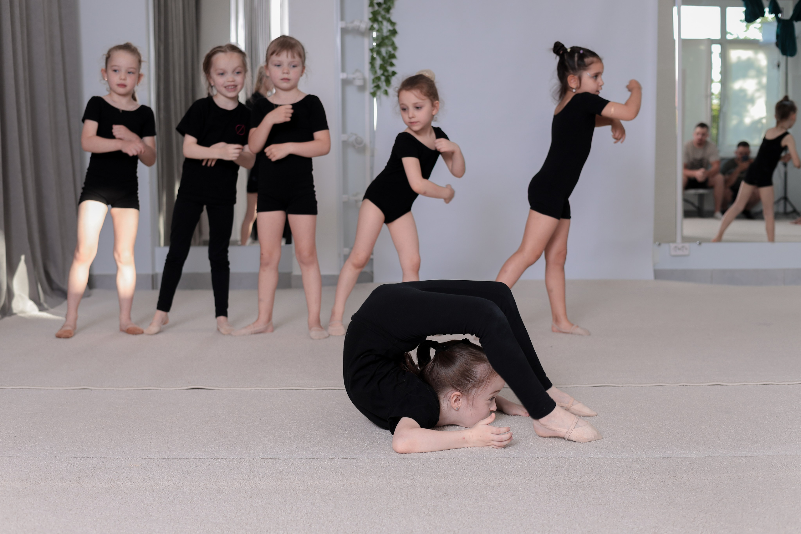 Открытый урок гимнастика. Фотограф Надршина Лилия