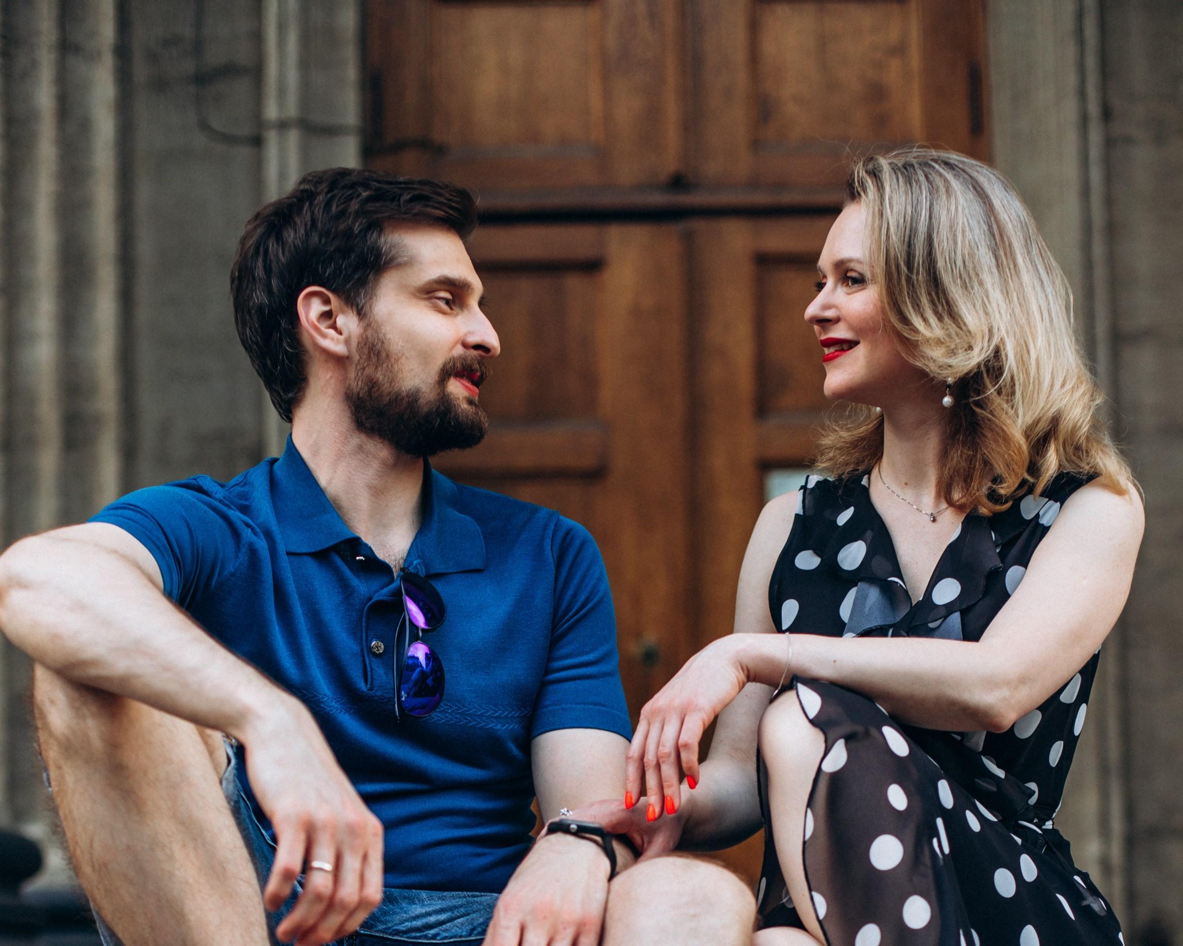 Дмитрий и Анна в мае. Фотопрогулка в Петербурге. Индивидуальный и семейный фотограф в Санкт-Петербурге