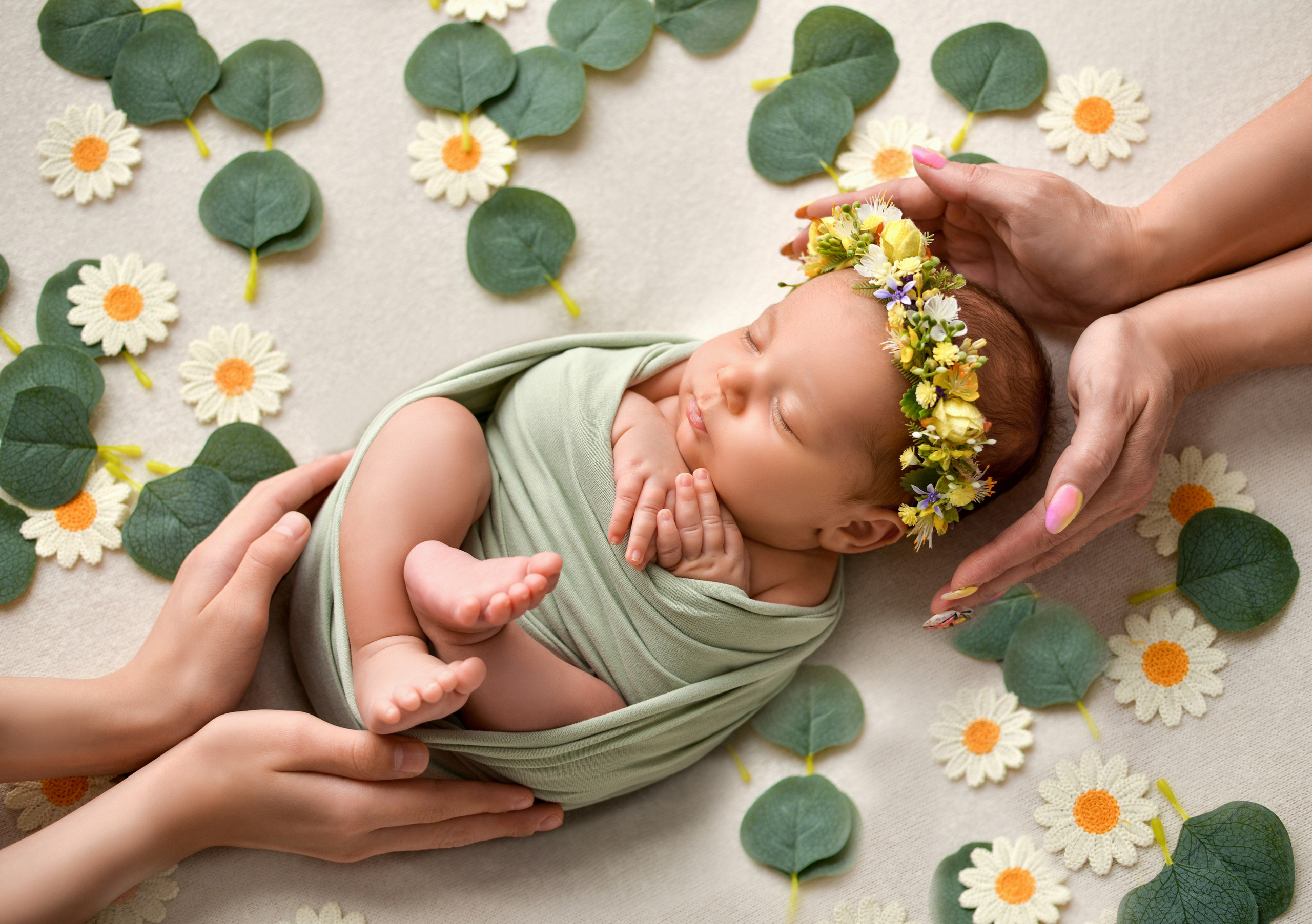 Съёмка ньюборн Краснодар. Фотограф новорожденных Краснодар Малышенко Надежда