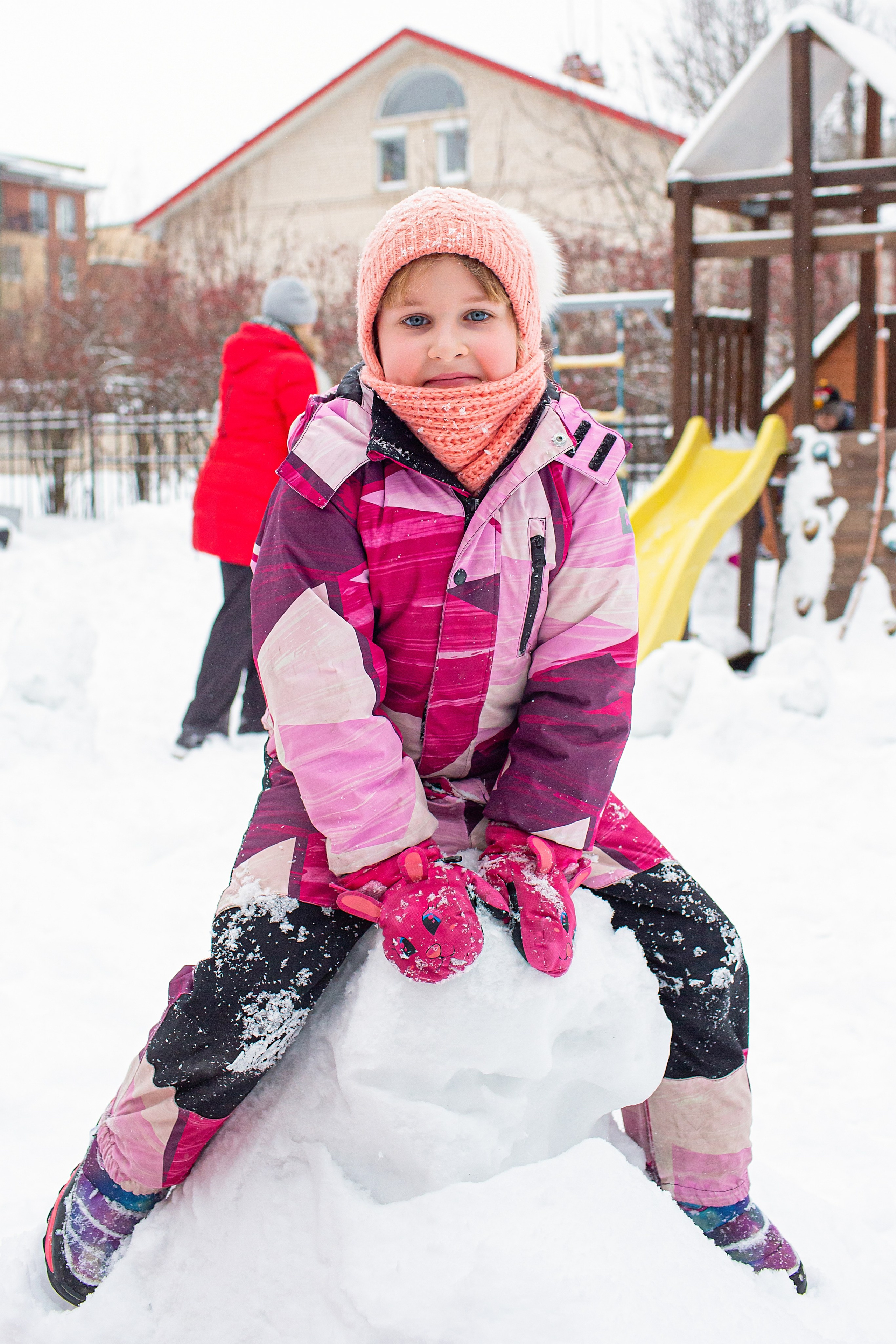 Зима в детском саду. Свадебный, семейный, детский фотограф в Санкт-Петербурге