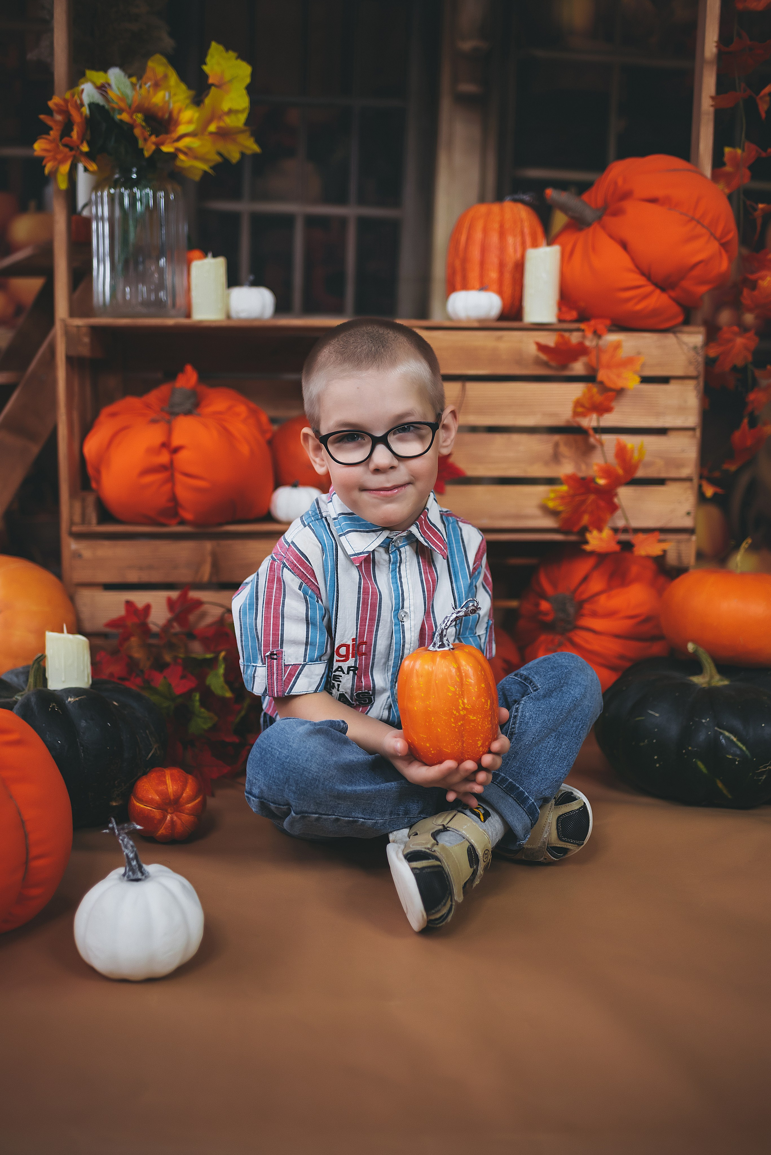 ПРОЕКТ осенний «Тыковки». Семейный и детский фотограф в Тейково