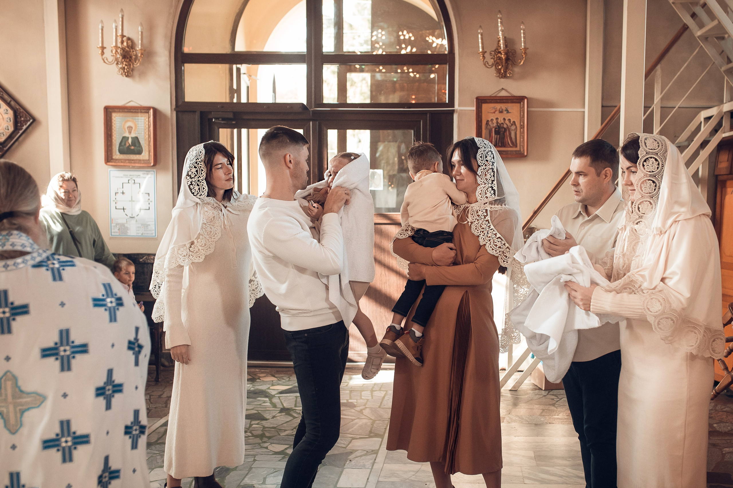 Крещение Ивана и Василисы. Съемка Таинств Крещения Венчания, детские и семейные съемки в Пензе