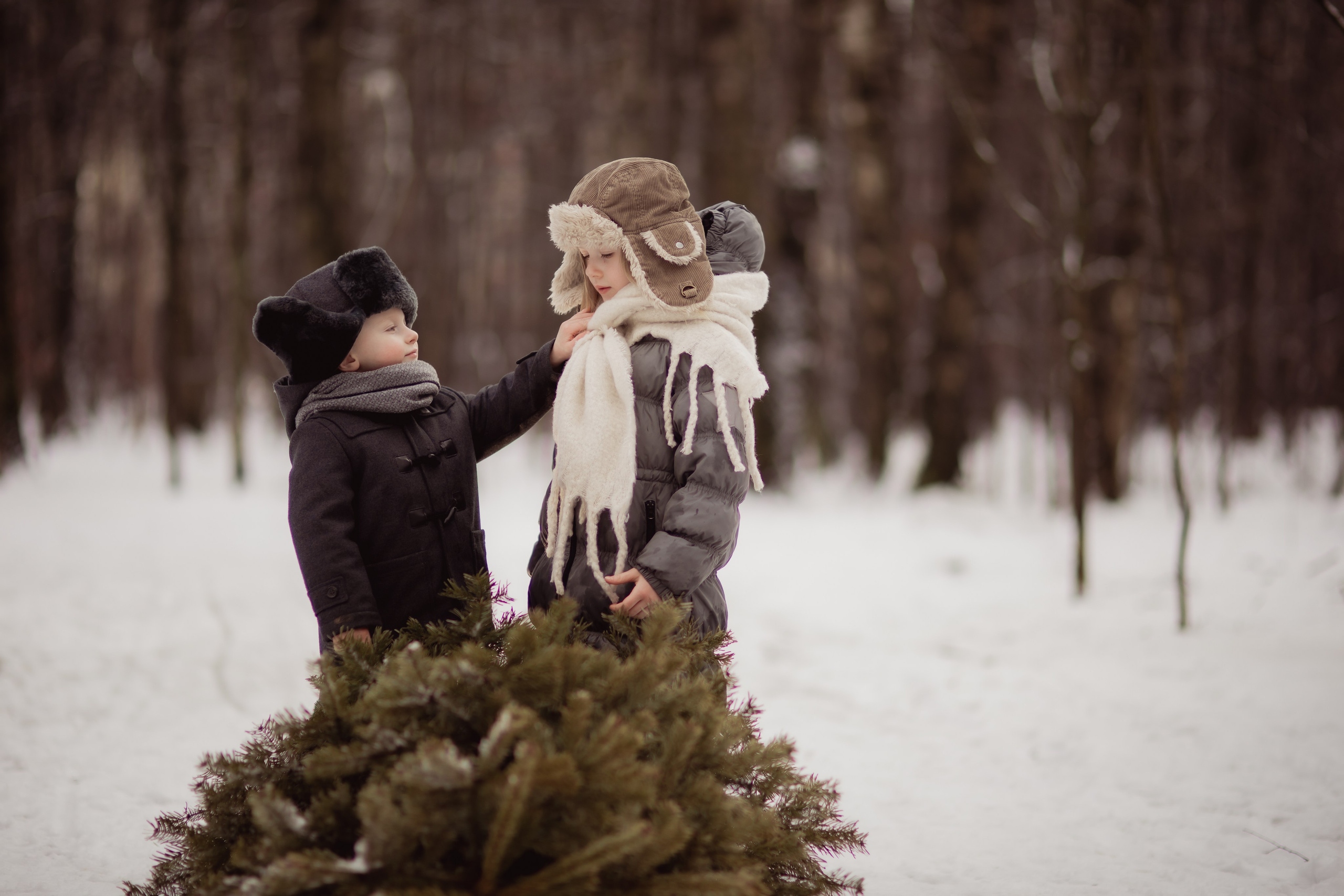 Зимние узоры. Семейный фотограф в Москве