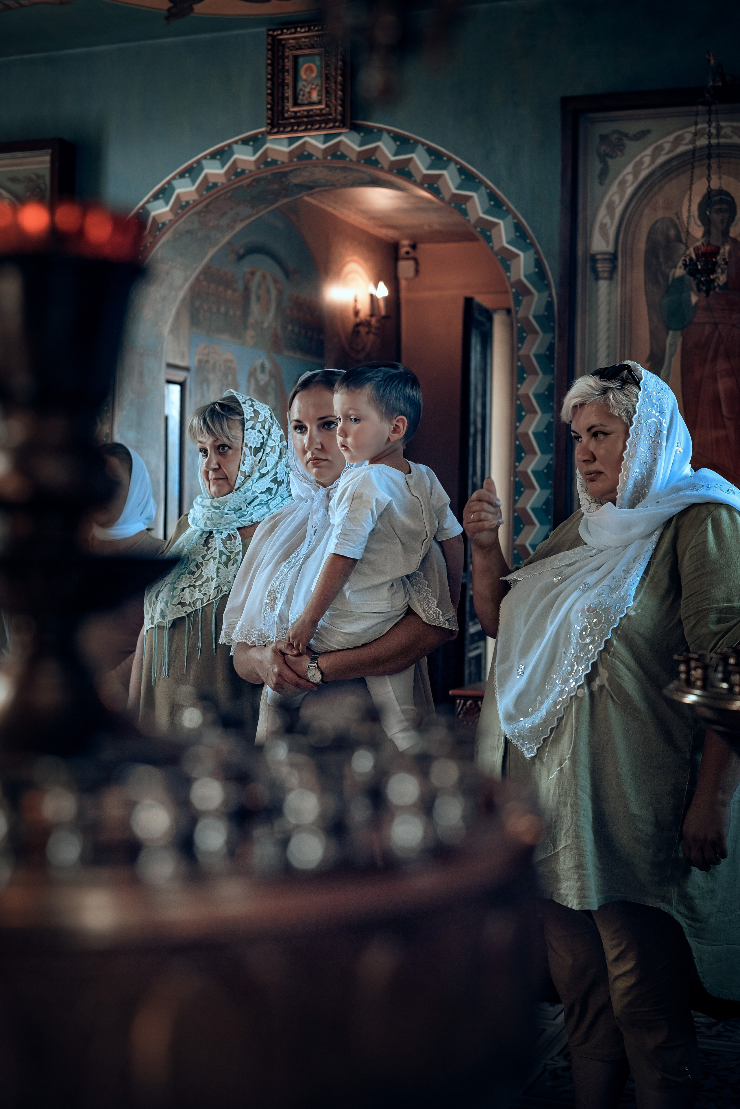 Съемка таинства крещения в Красноярске. Фотографы крещения/венчания  Красноярск Татьяна и Вячеслав Переваловы