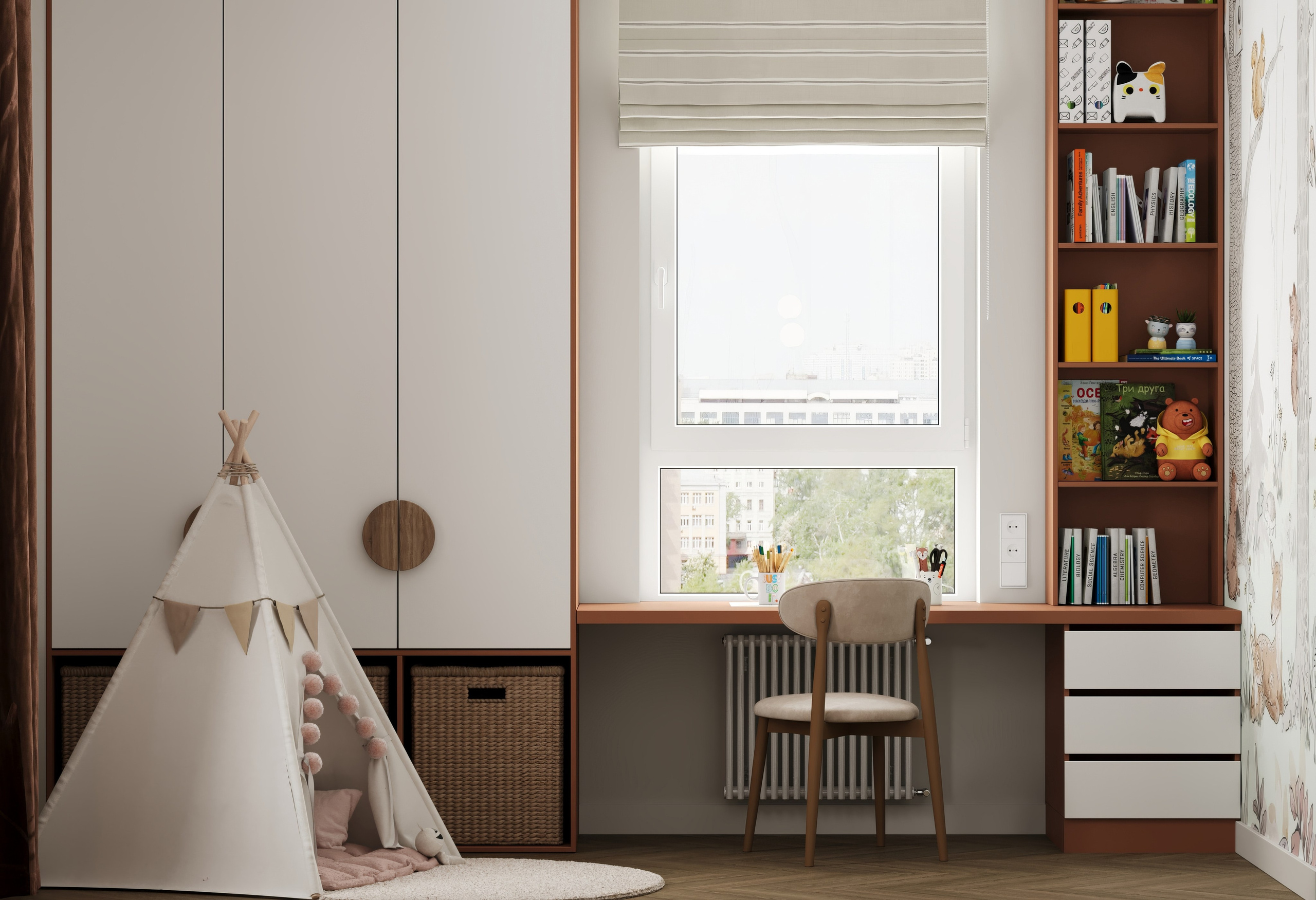 Визуализация квартиры ЖК Дзен-кварталы 70.2 m². Заказать 3d визуализацию интерьеров — Дарья Веденёва