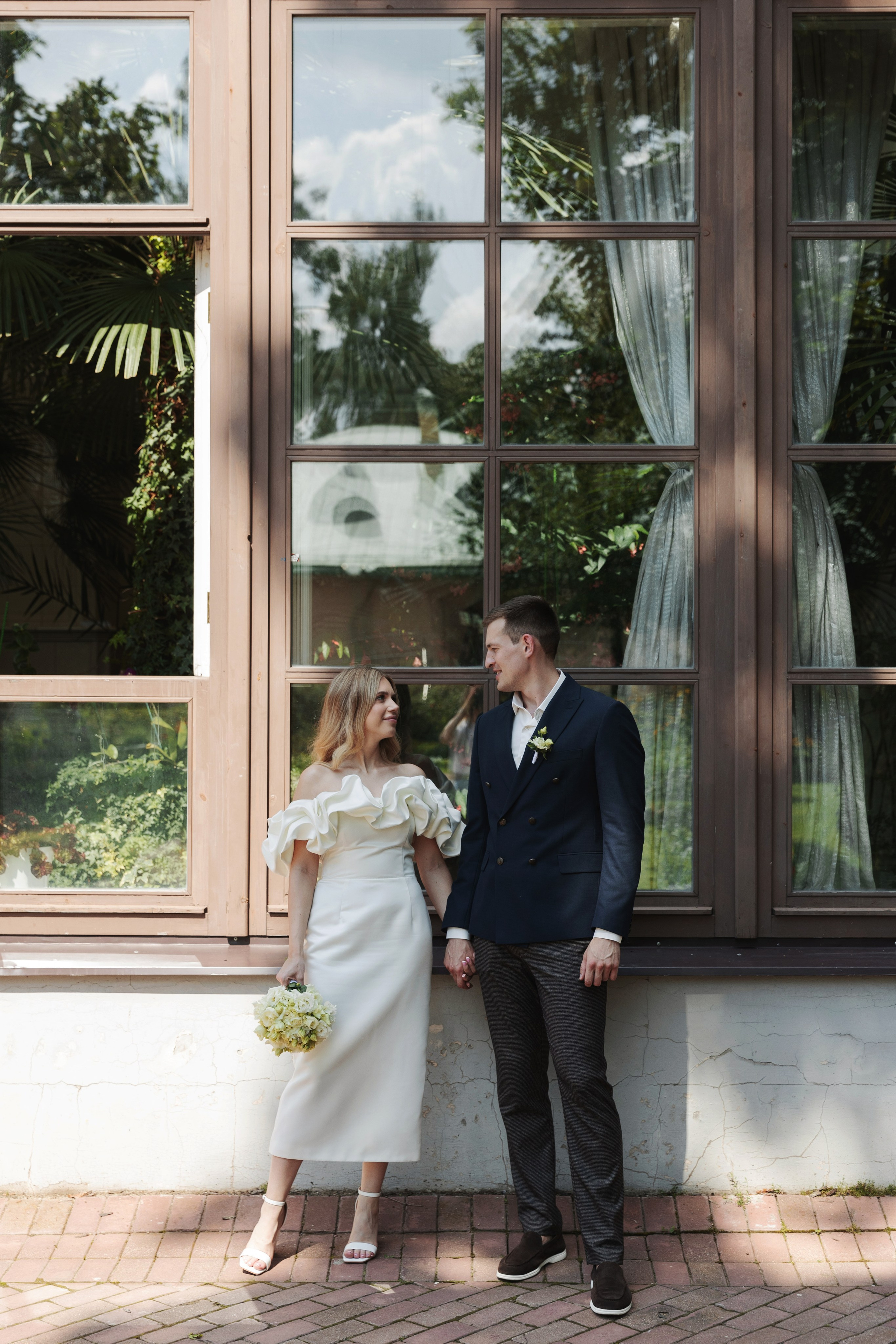 Свадебная фотосессия на Котельнической набережной и в парке Царицыно, Роспись в Шипиловском ЗАГСе. Свадебный фотограф Москва Анастасия Храмова