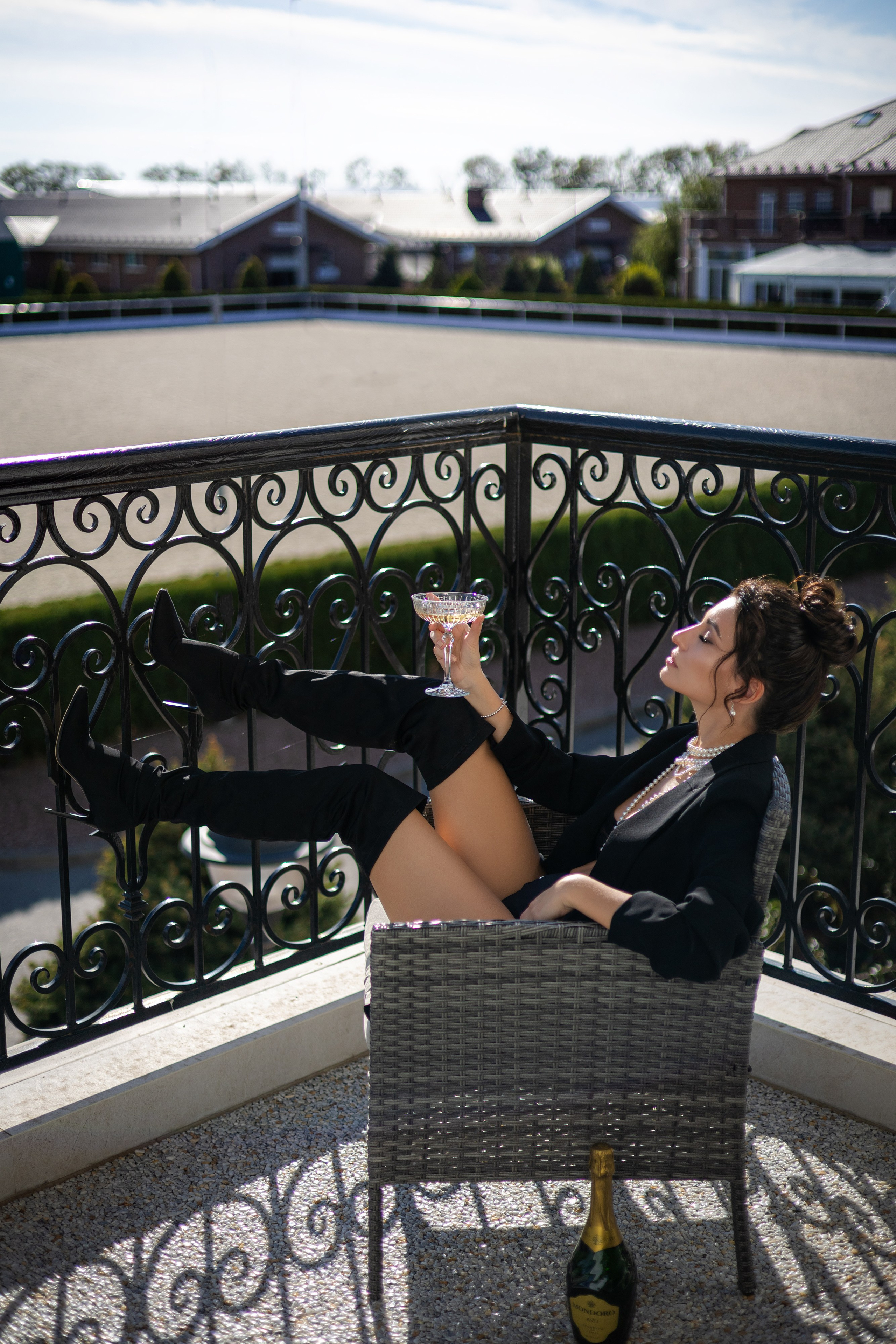 Съемки на улице. Анна Злищева