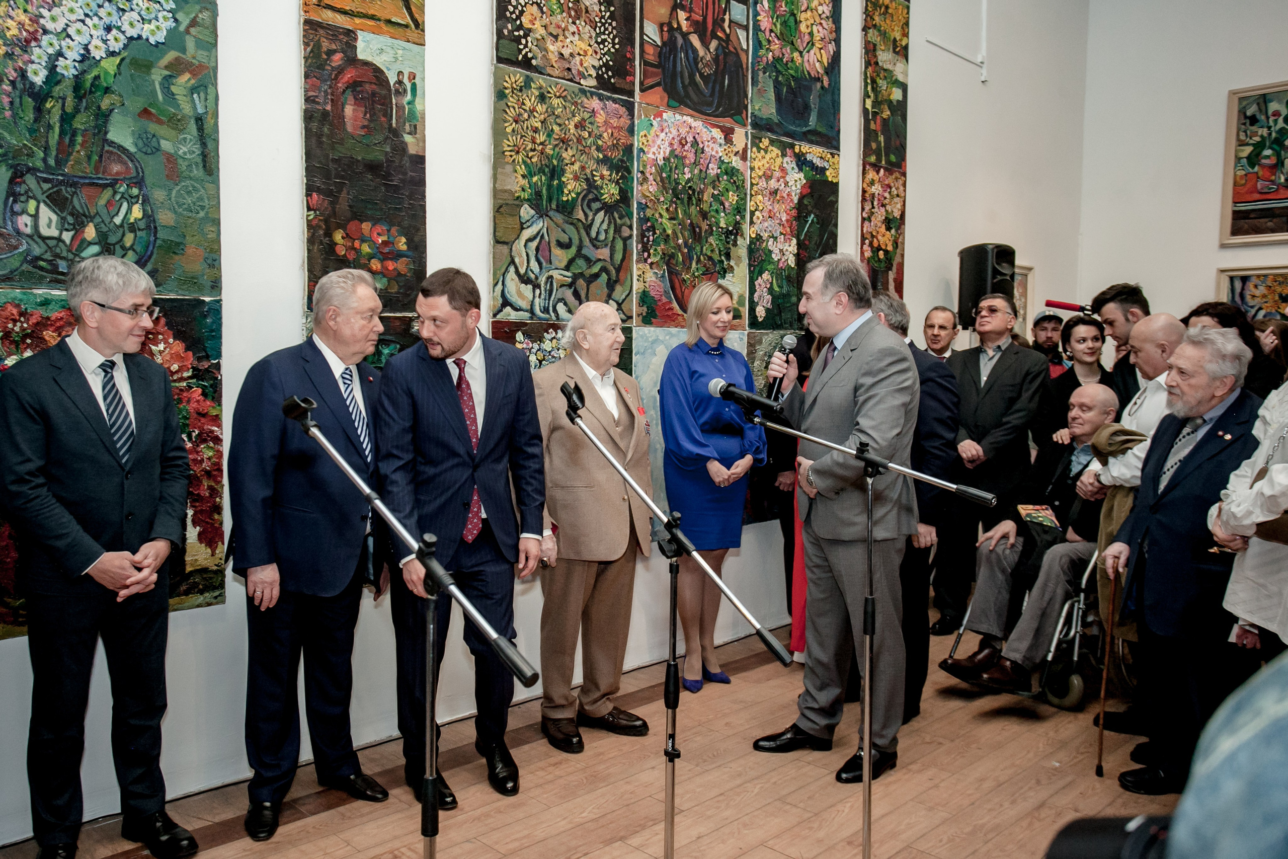 Открытие выставки Зураба Церетели. Art photographer Nino