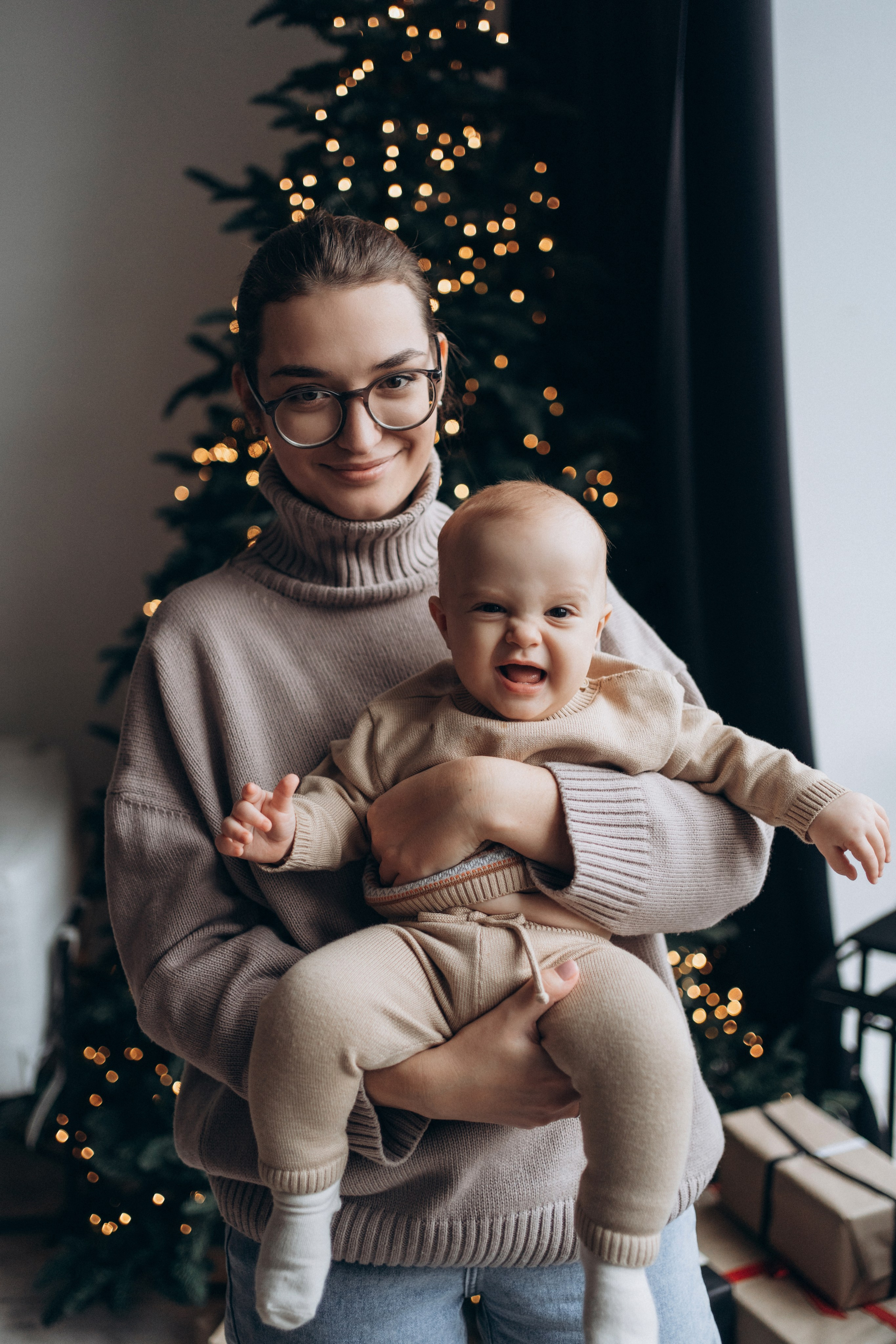 Рождественская история. Фотограф новорожденных и малышей до года в Москве Анастасия Соколова