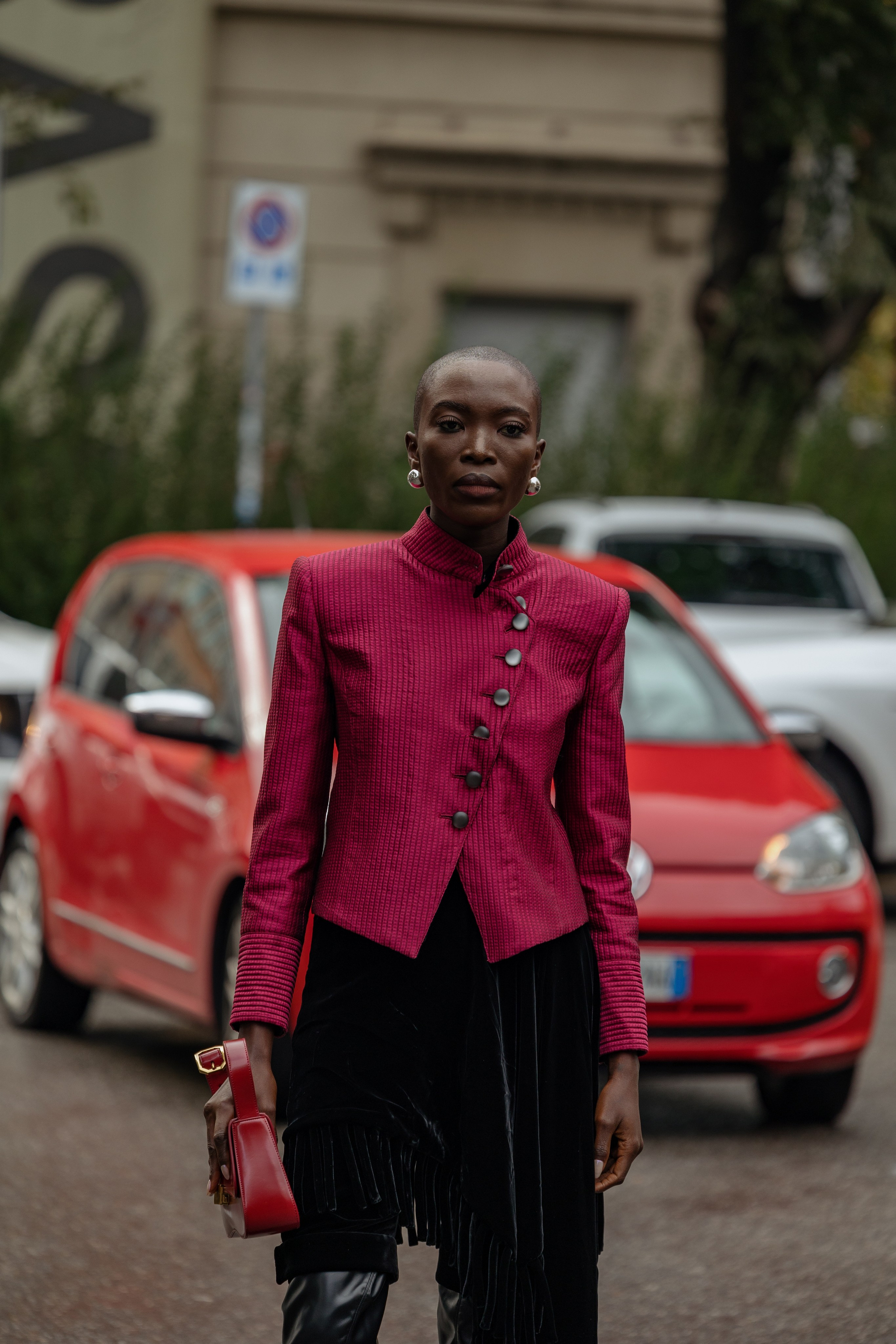 MFW SPRING/SUMMER 2024 EMPORIO ARMANI. Photographer in Milan Ivan Goncharov