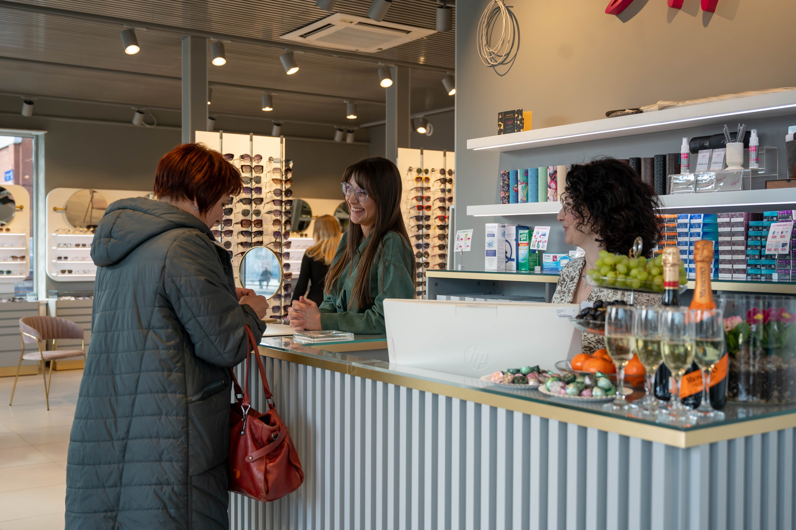 Съёмка открытия оптики