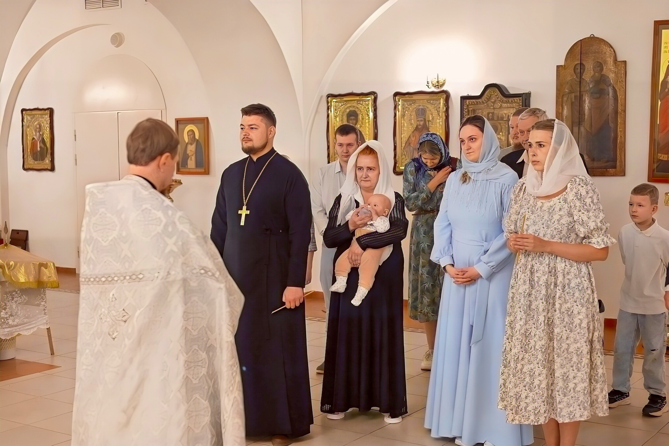 Крещение Бутово отец Андрей. Семейный и детский фотограф Москва