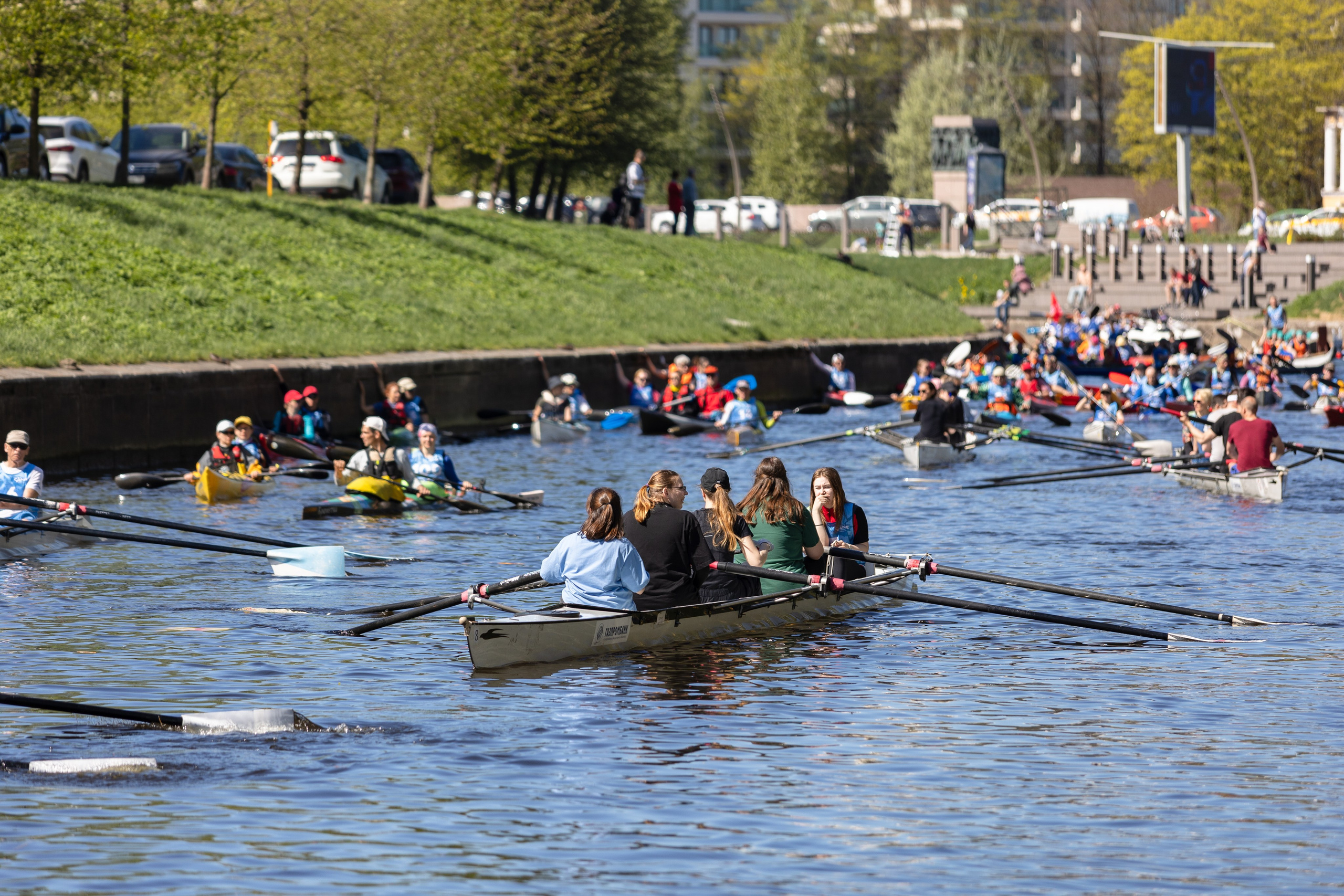 Открытие гребного сезона на р. Карповка. Фотограф в Санкт-Петербурге