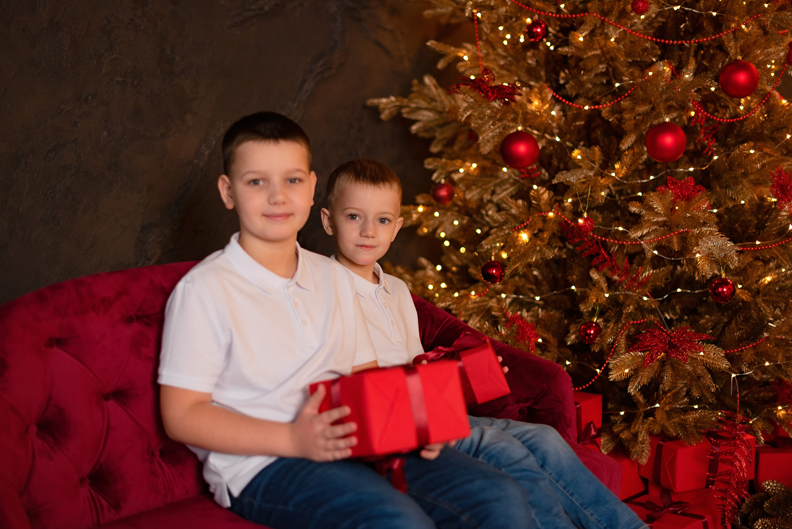 Фото день с Дедушой Морозом. Детский и семейный фотограф в Сургуте и Нефтеюганске Анна Старцева