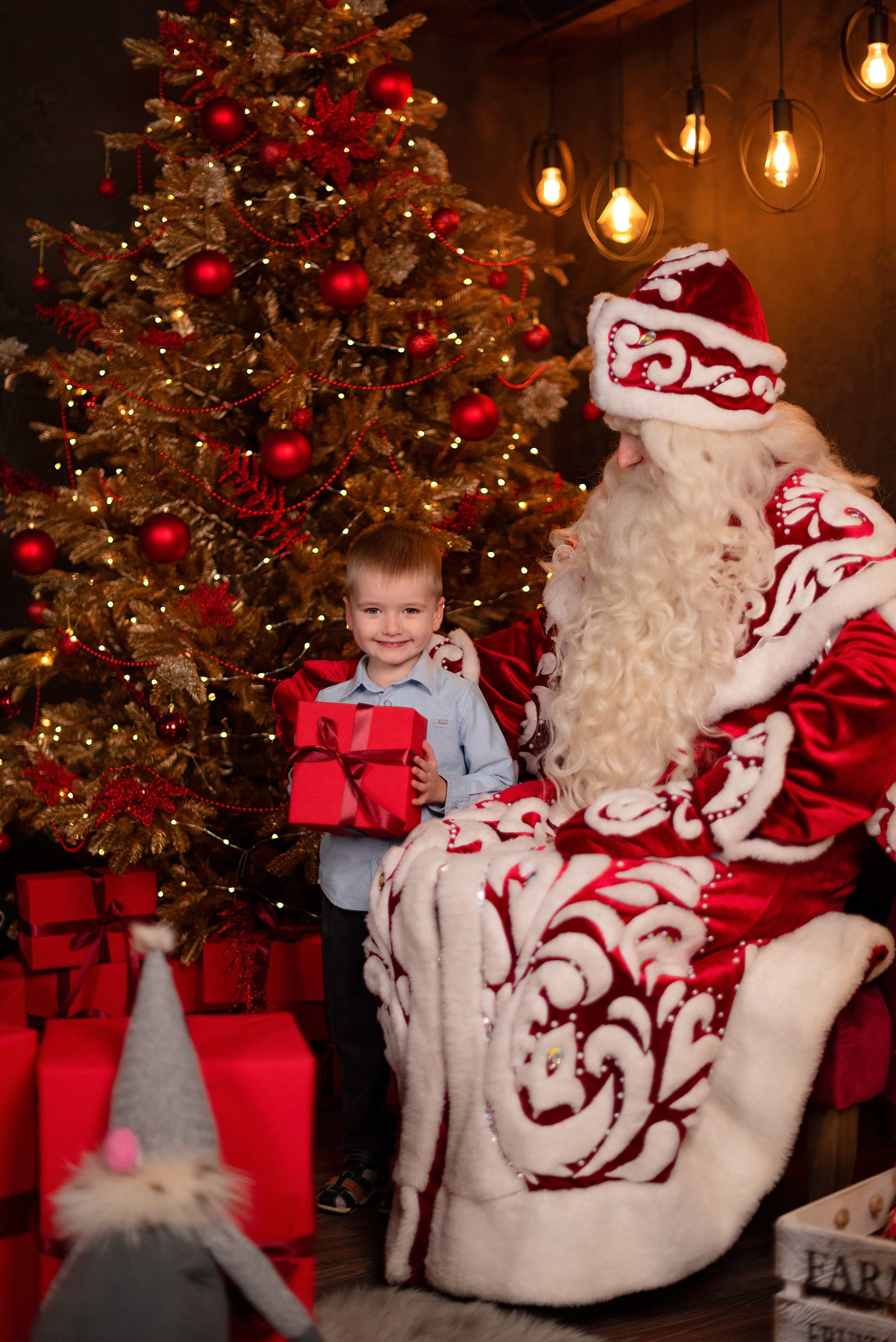 Фото день с Дедушой Морозом. Детский и семейный фотограф в Сургуте и Нефтеюганске Анна Старцева