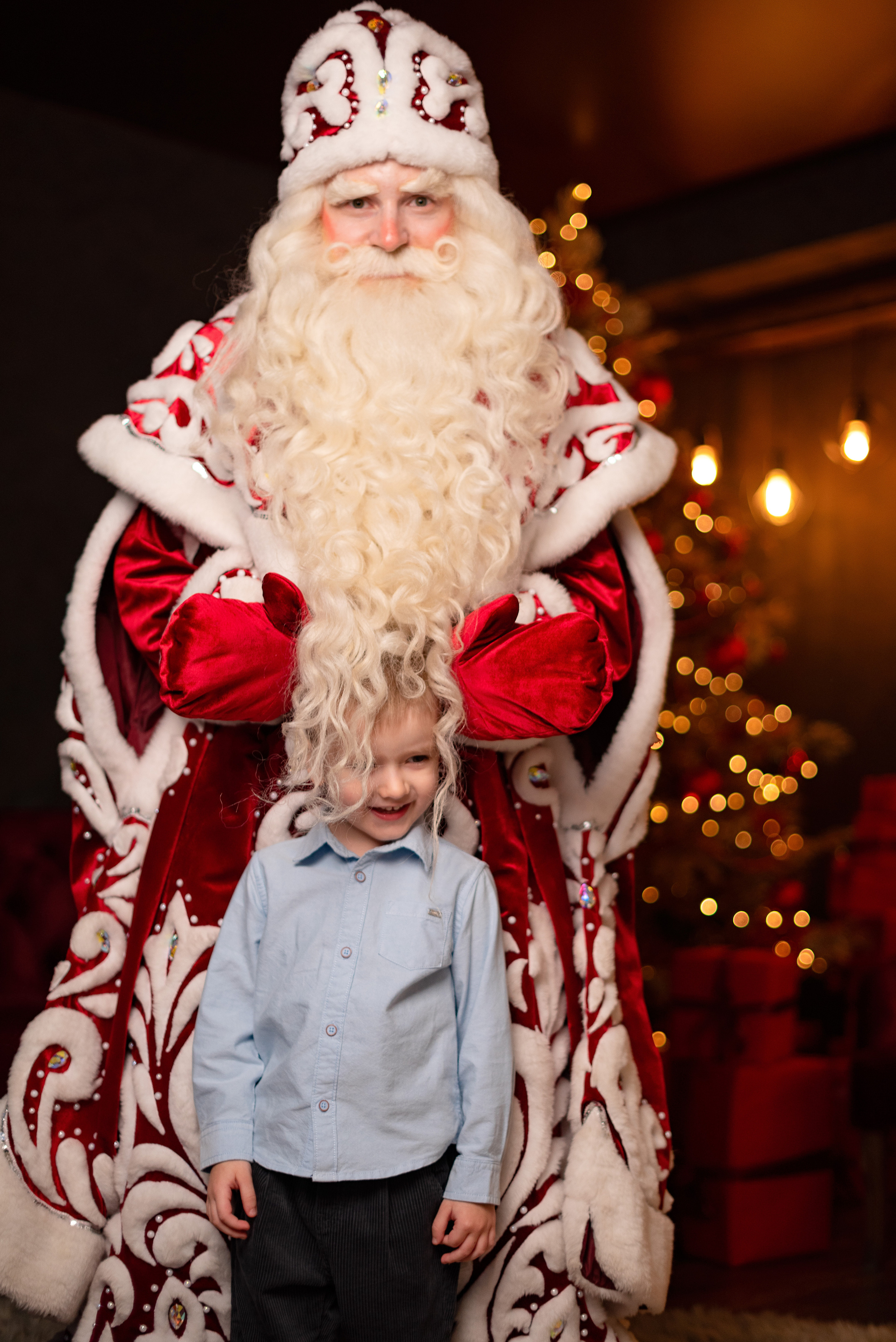 Фото день с Дедушой Морозом. Детский и семейный фотограф в Сургуте и Нефтеюганске Анна Старцева