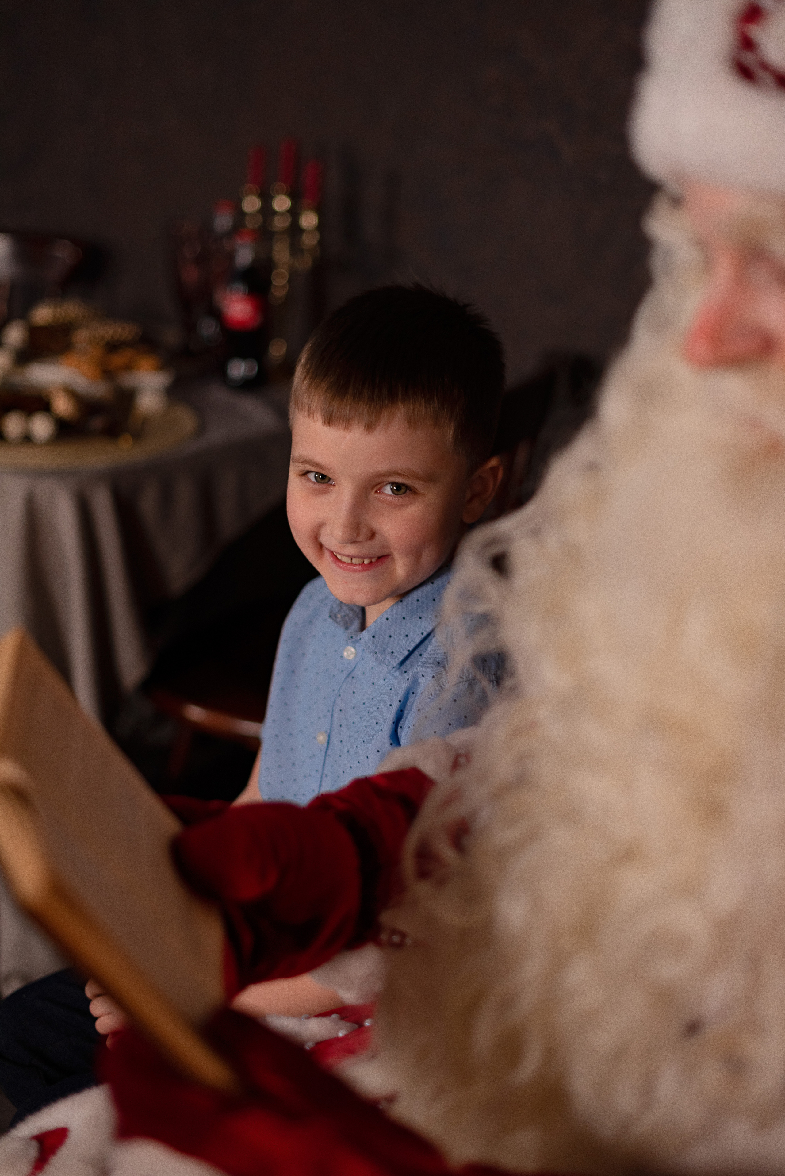 Фото день с Дедушой Морозом. Детский и семейный фотограф в Сургуте и Нефтеюганске Анна Старцева