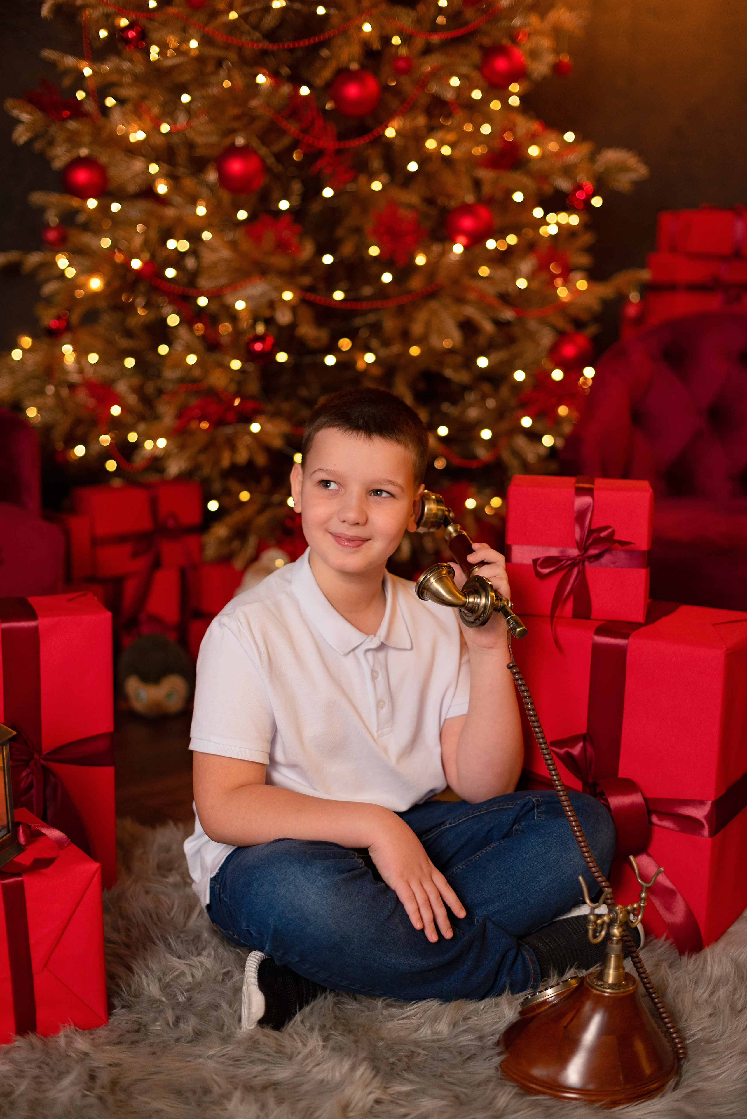 Фото день с Дедушой Морозом. Детский и семейный фотограф в Сургуте и Нефтеюганске Анна Старцева