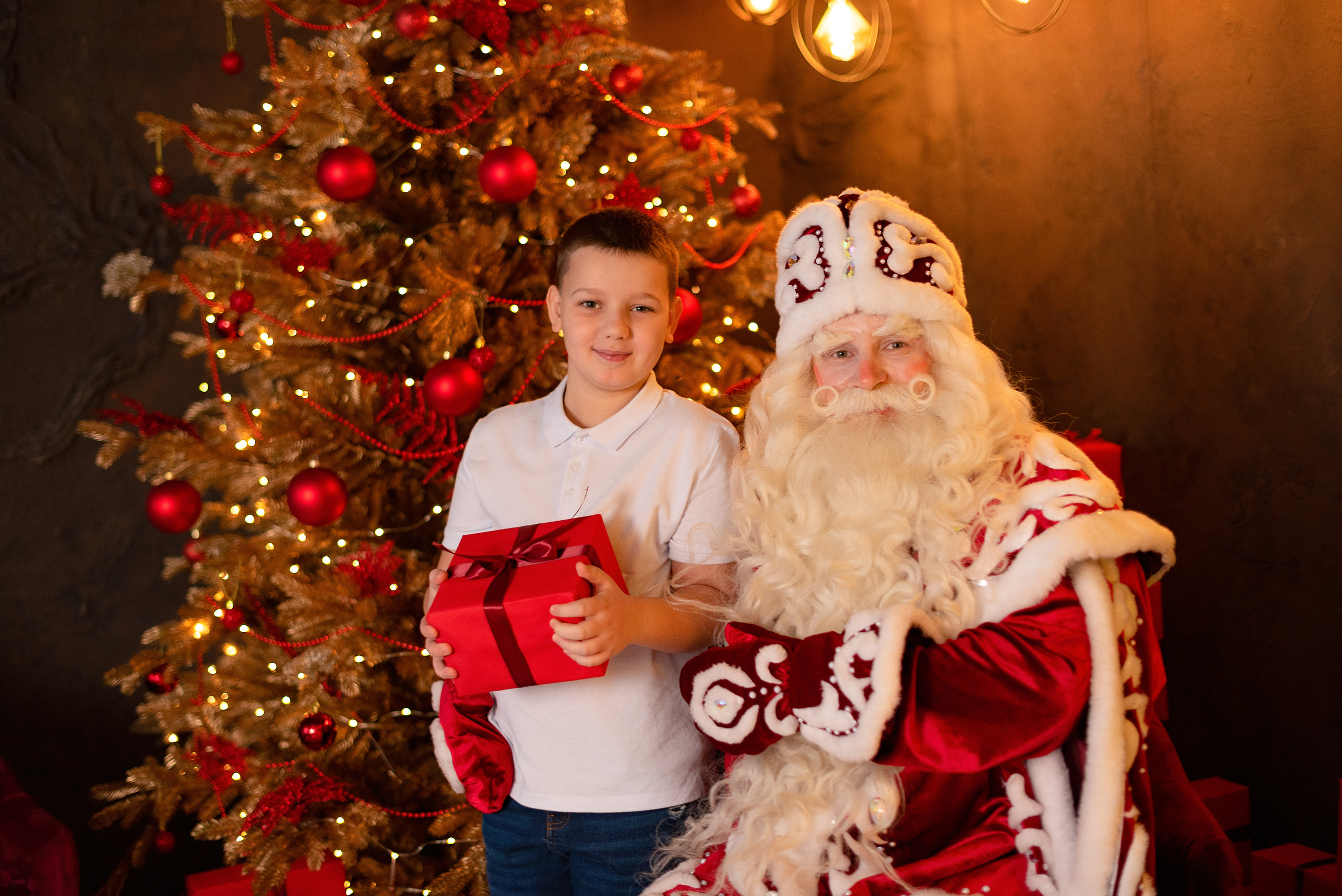 Фото день с Дедушой Морозом. Детский и семейный фотограф в Сургуте и Нефтеюганске Анна Старцева