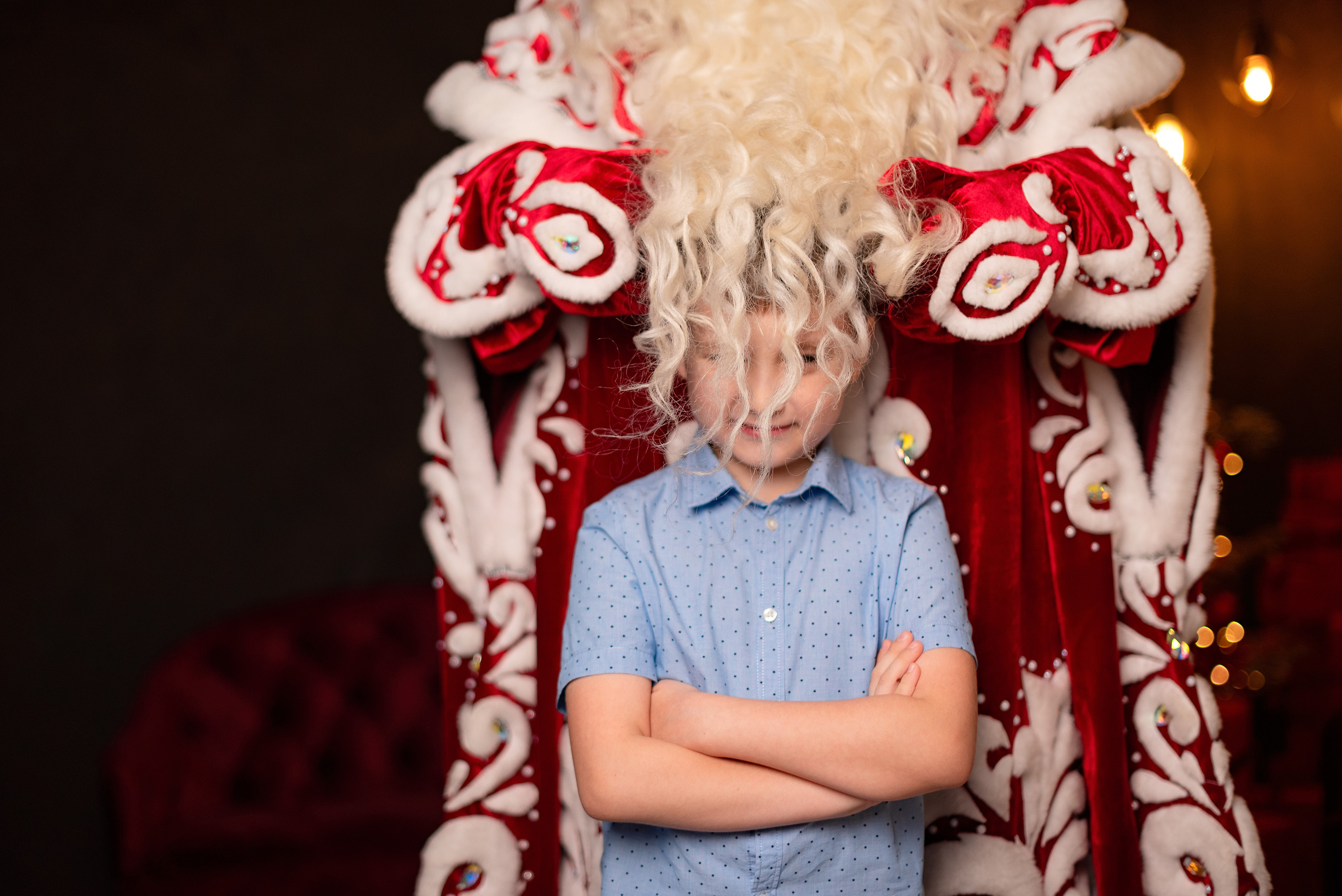 Фото день с Дедушой Морозом. Детский и семейный фотограф в Сургуте и Нефтеюганске Анна Старцева