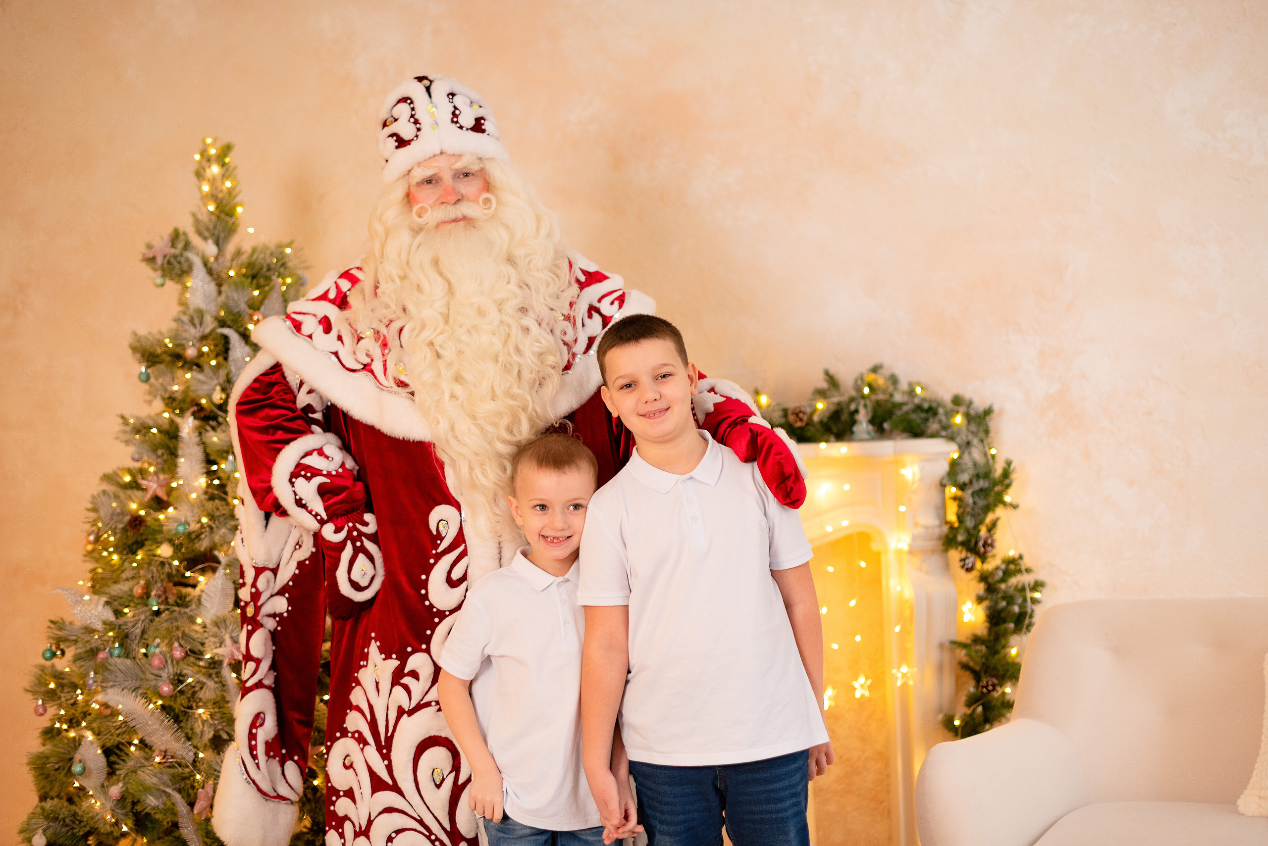 Фото день с Дедушой Морозом. Детский и семейный фотограф в Сургуте и Нефтеюганске Анна Старцева