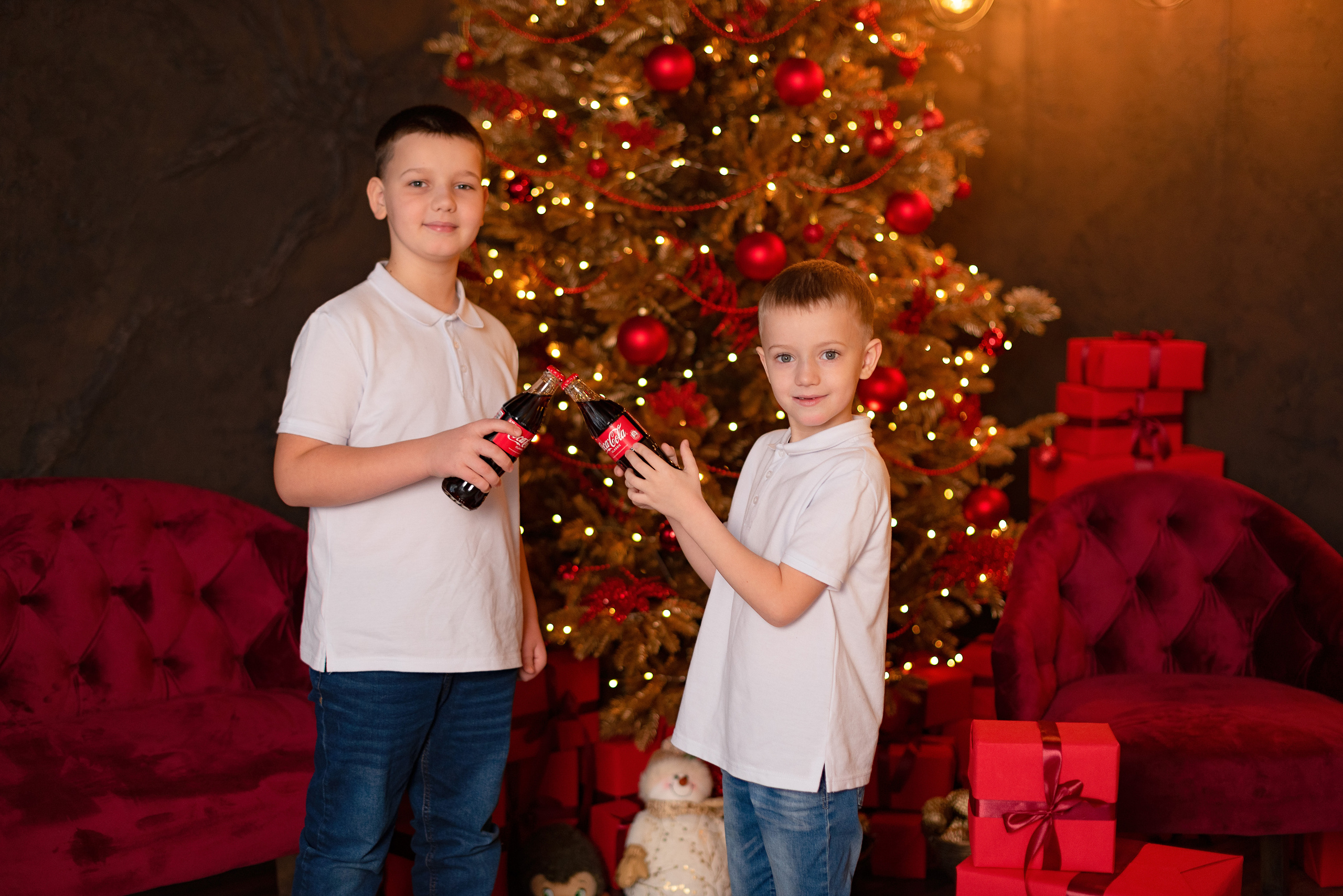 Фото день с Дедушой Морозом. Детский и семейный фотограф в Сургуте и Нефтеюганске Анна Старцева