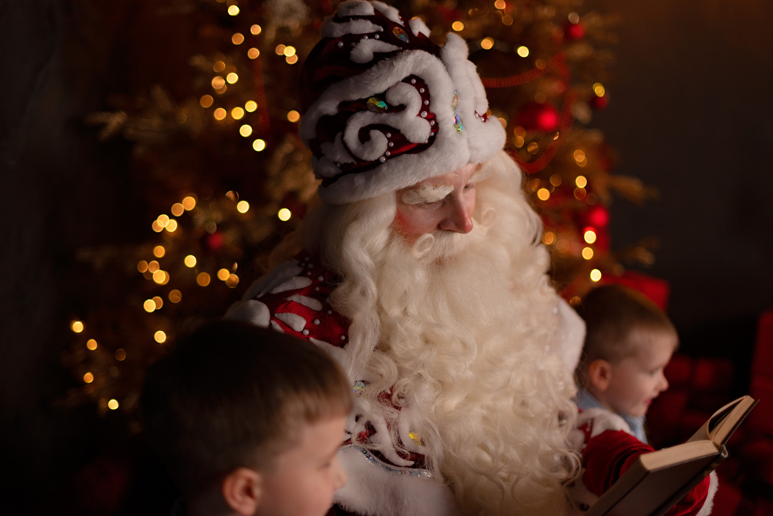 Фото день с Дедушой Морозом. Детский и семейный фотограф в Сургуте и Нефтеюганске Анна Старцева