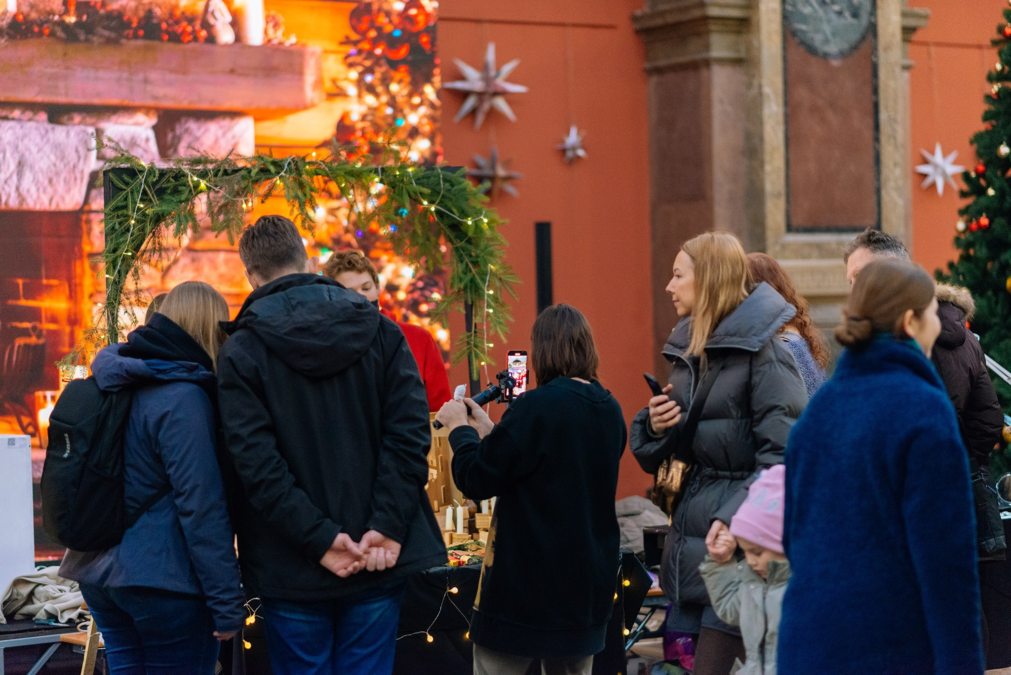 Ёлка. Ярмарка в Академии Штиглица. Декабрь 24. Репортажный фотограф в Санкт-Петербурге Анастасия Клёпова