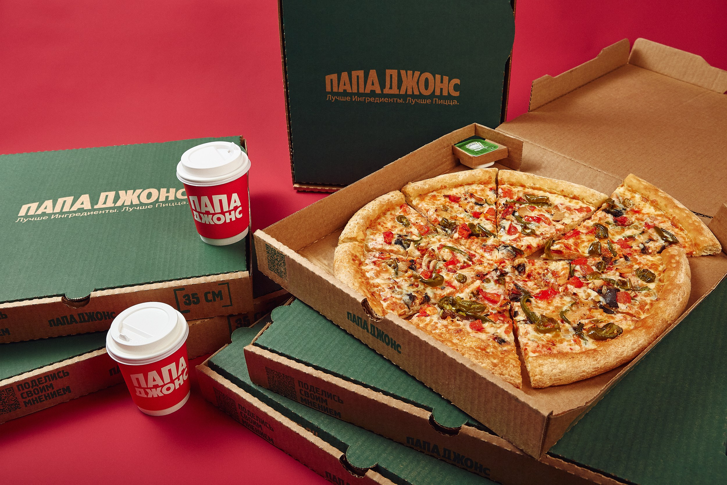 Съёмка для сети ресторанов «Папа Джонс»