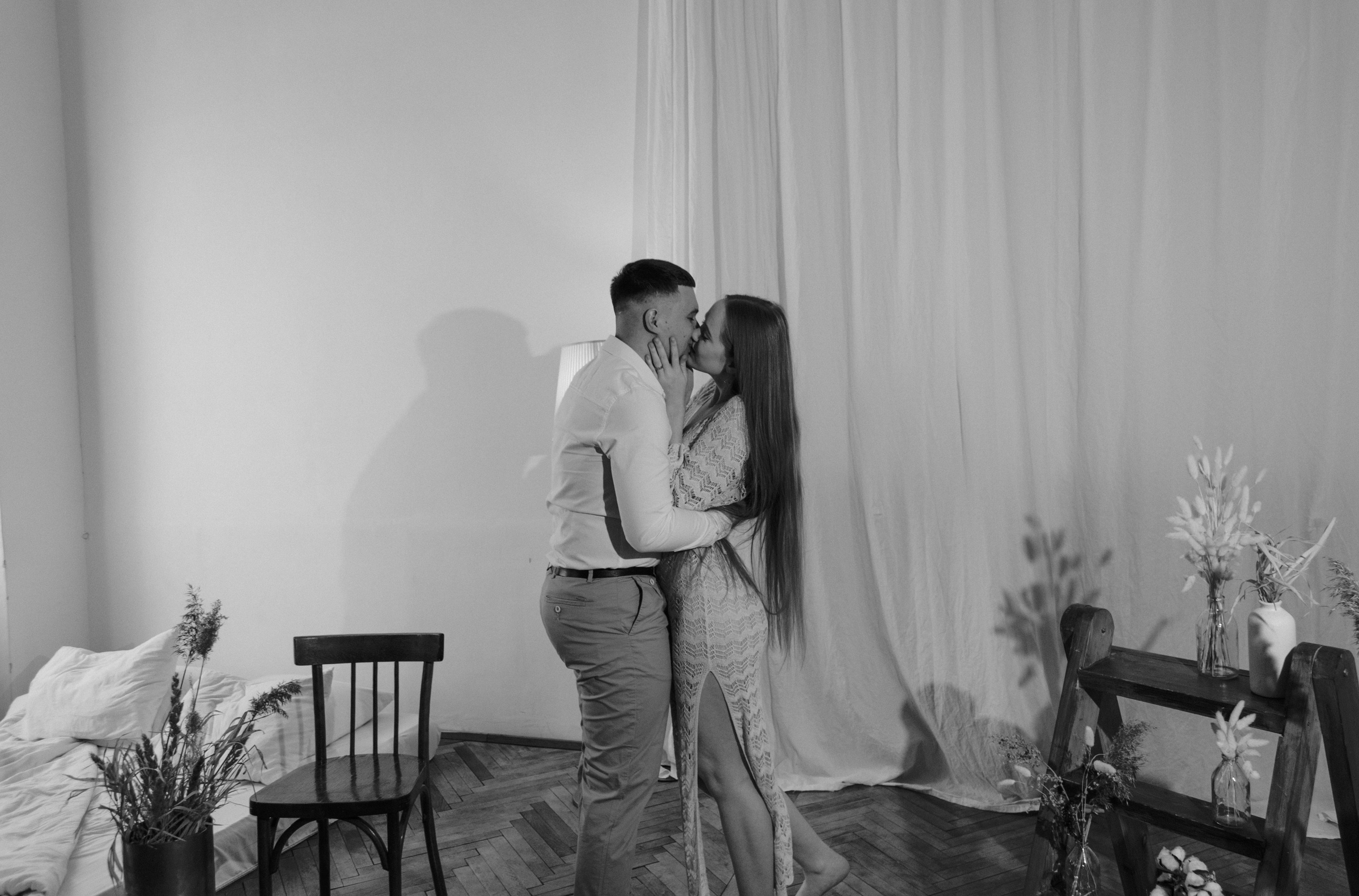 Love Story в фотостудии в стиле бохо. Денисова Аля — фотограф для парных съемок и индивидуальных историй в Барнауле