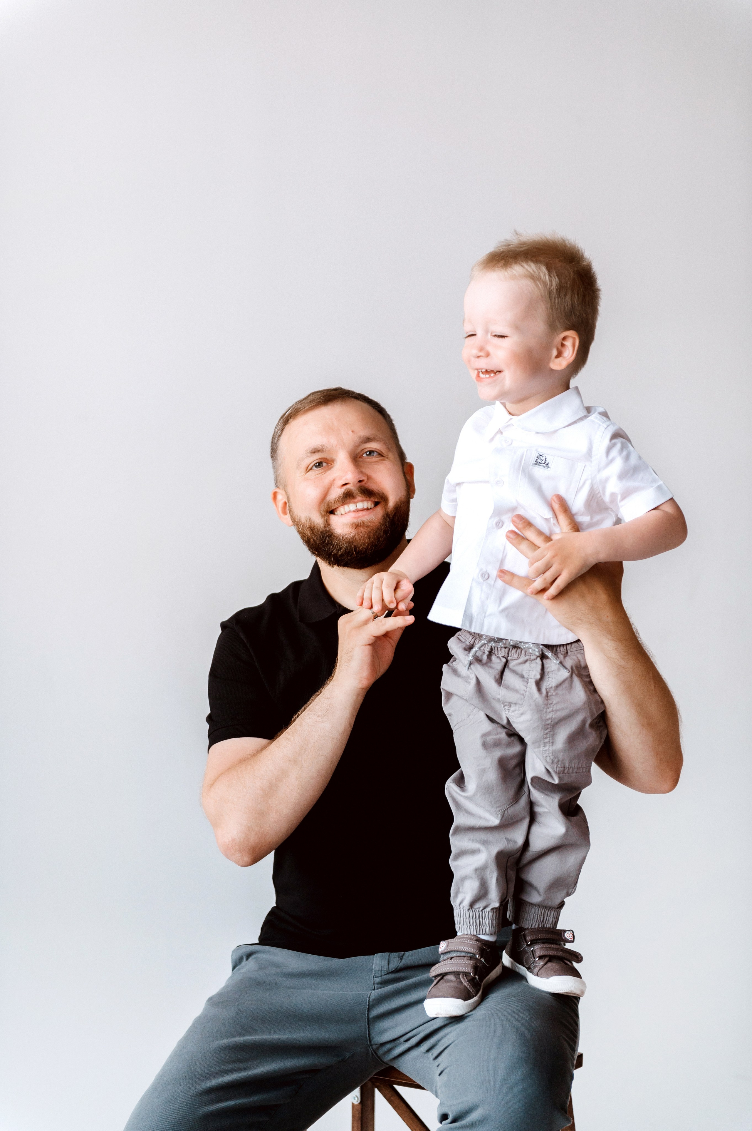 Семья, студия. Анна Смирнова. Фотограф, Москва