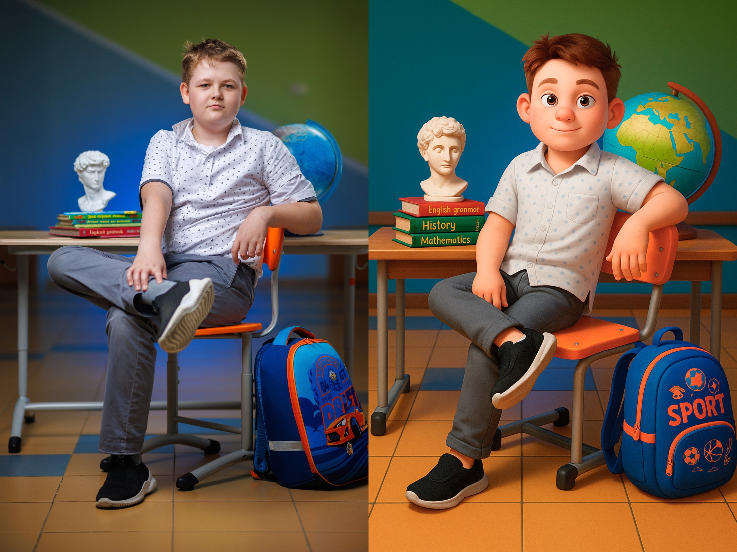 Младшие классы. Фотосессии в Тобольске, школьный фотограф, репортажная съемка