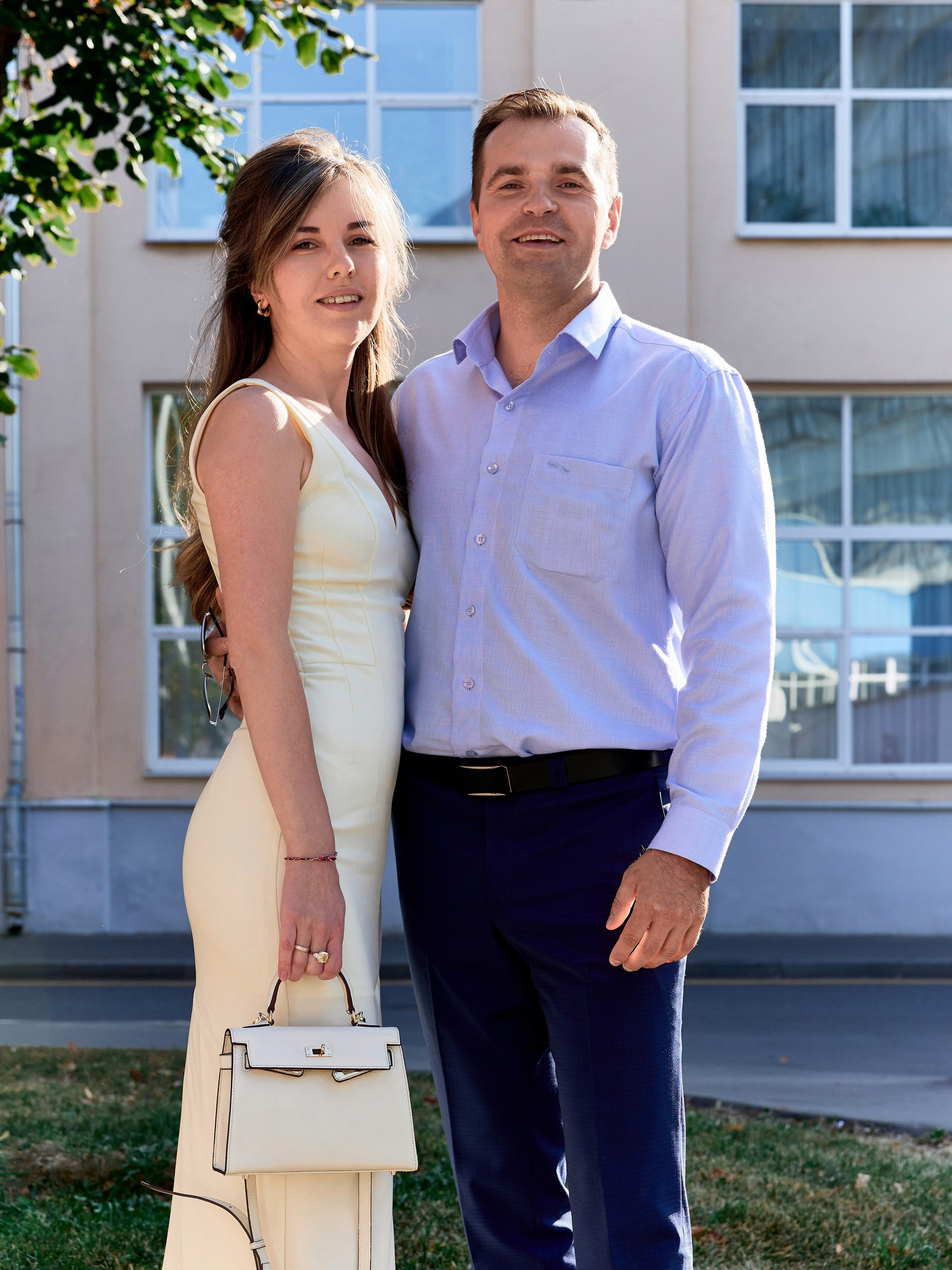 Свадебная прогулка в парке Горького в Москве